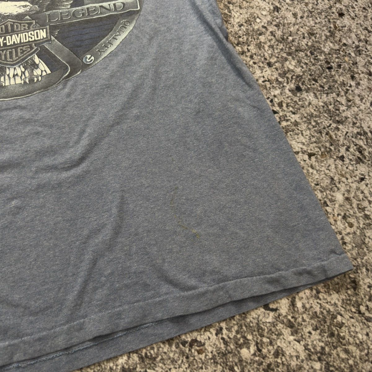 Harley Davidson Vintage 90s Faded Harley Davidson Tee ERD Grunge Chrome Size US L / EU 52-54 / 3 - 8 Thumbnail