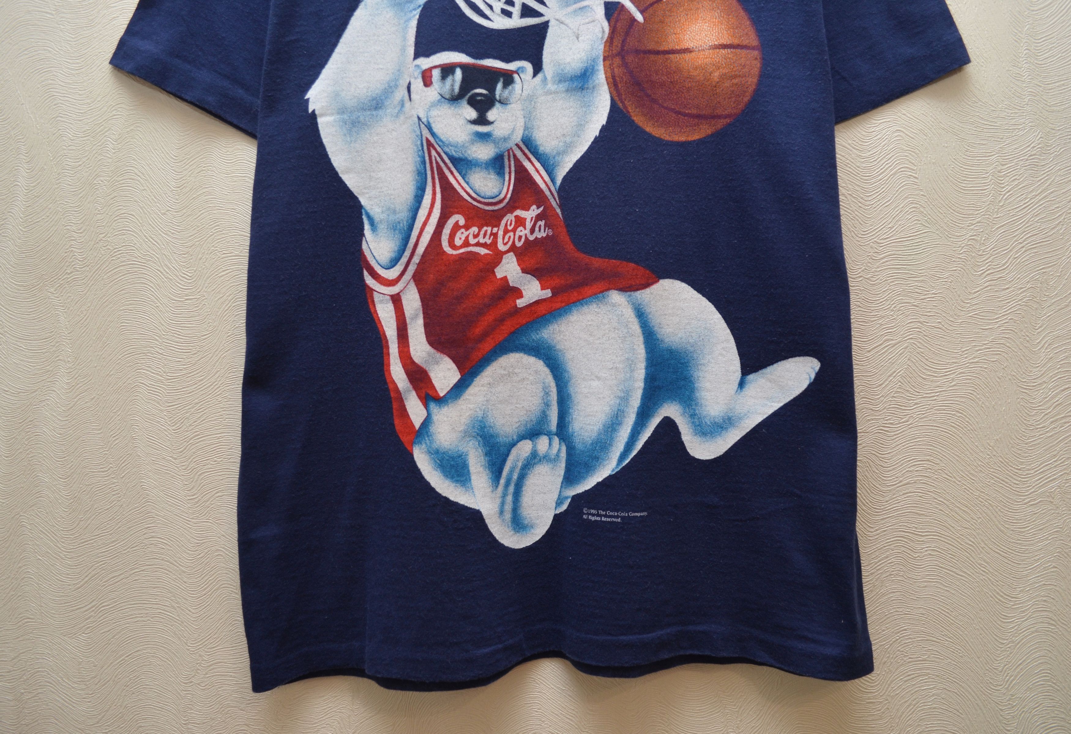 Coca Cola × Vintage Vintage 1995 Coca Cola Big Logo T Shirt RARE y2k 90s Size US L / EU 52-54 / 3 - 3 Thumbnail