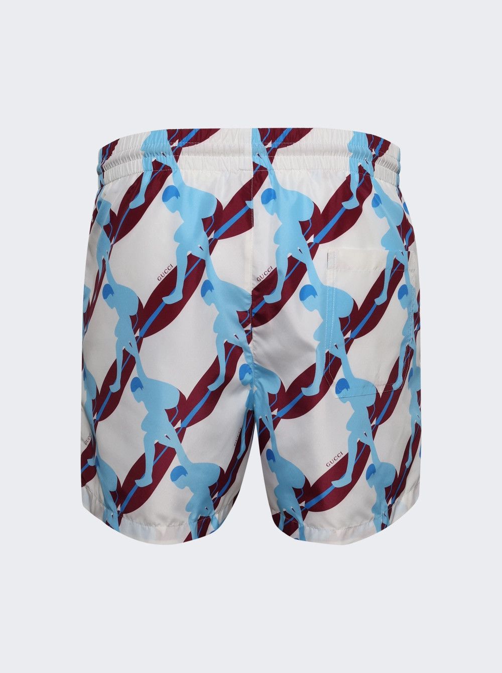 Gucci o1la5ras0426 Printed Technical Poplin Swimshort Size US 32 / EU 48 - 2 Thumbnail