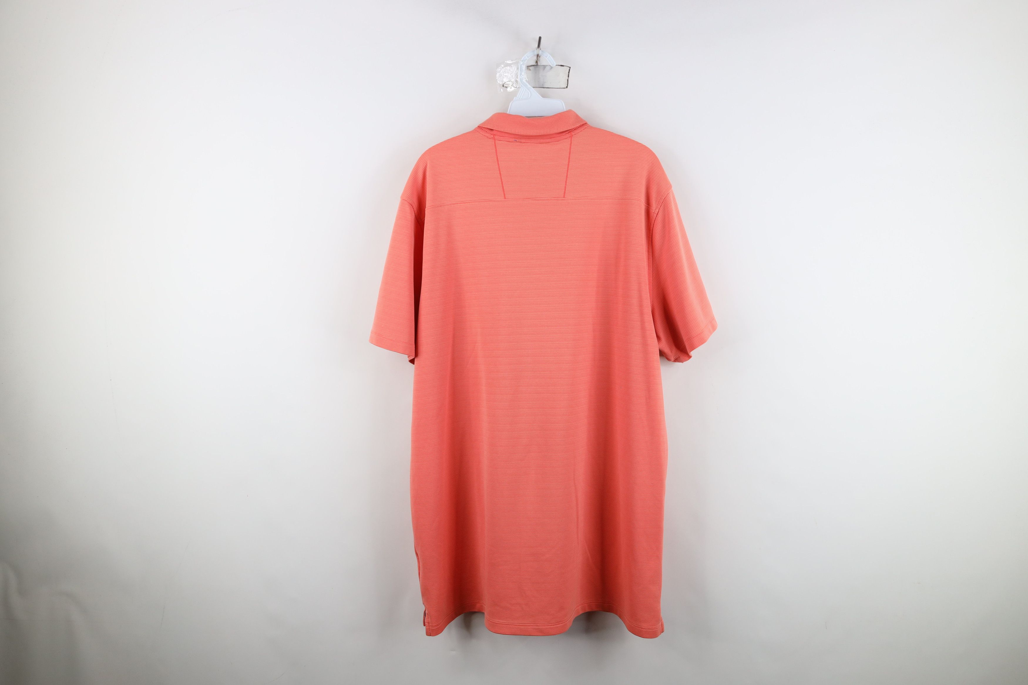 Nike Nike Golf Ribbed Short Sleeve Collared Golfing Polo Shirt Size US XL / EU 56 / 4 - 12 Thumbnail