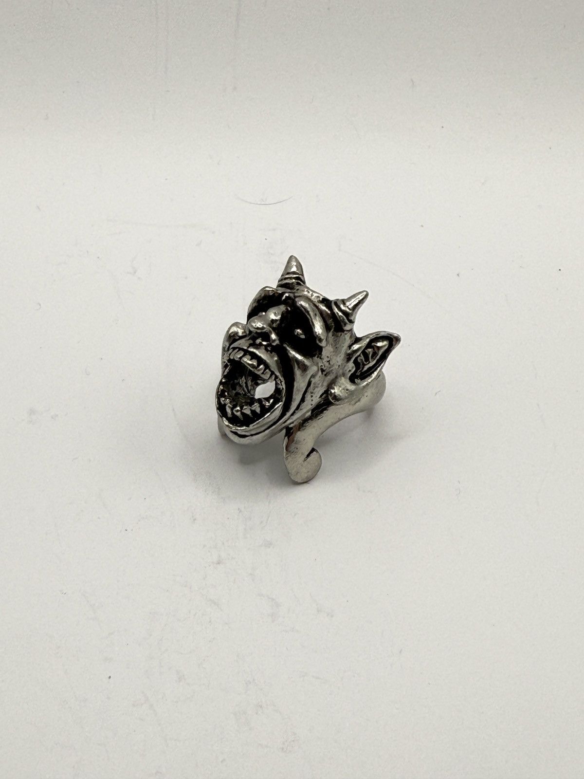 Seditionaries Alchemy 2002 demon ring biker/goth chrome erd Size ONE SIZE - 2 Thumbnail