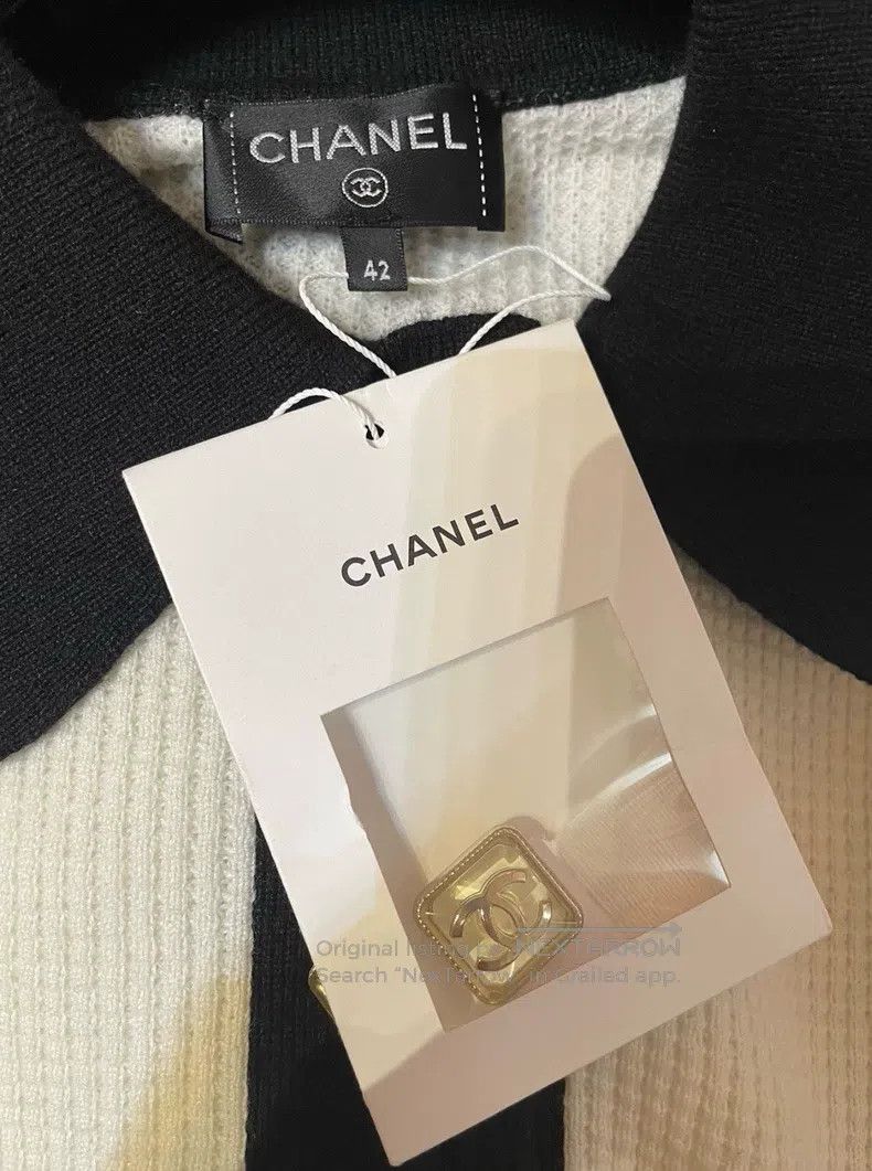 Chanel Chanel 23A Autumn and Winter Waffle Lapel College Style Sh Size M / US 6-8 / IT 42-44 - 5 Thumbnail