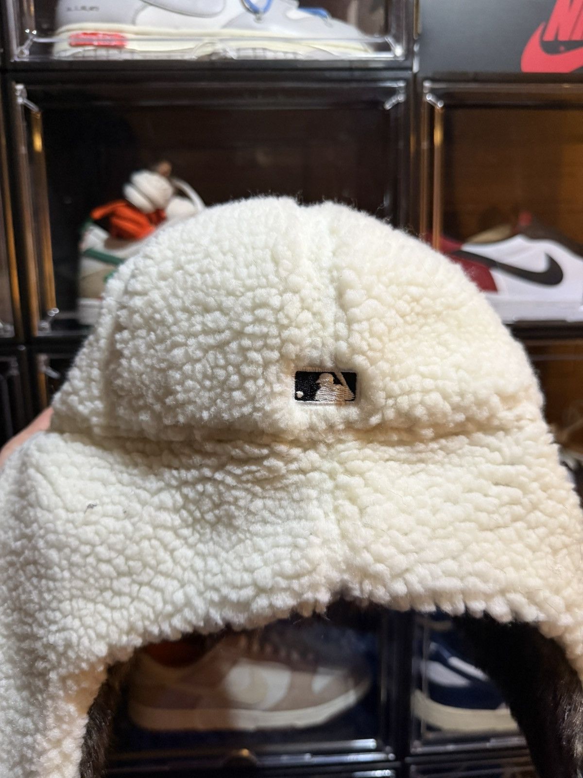 MyFitteds 7 3/8 MyFitteds Sherpa Dog Ears NY Yankees Dave East White Size ONE SIZE - 3 Thumbnail