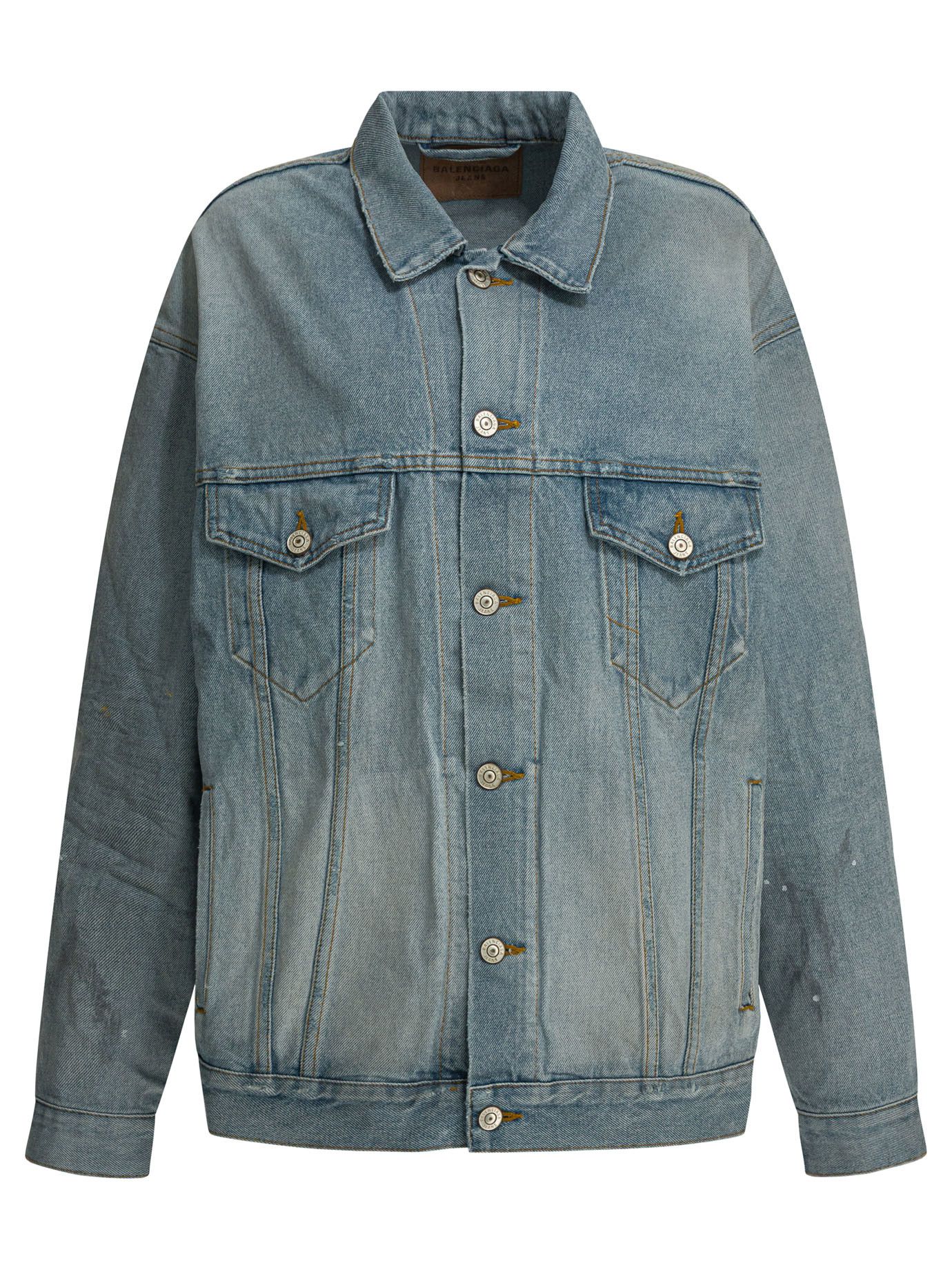 Balenciaga Balenciaga Denim Jacket tag size S Women - USA Duties Paid Size S / US 4 / IT 40 - 1 Thumbnail