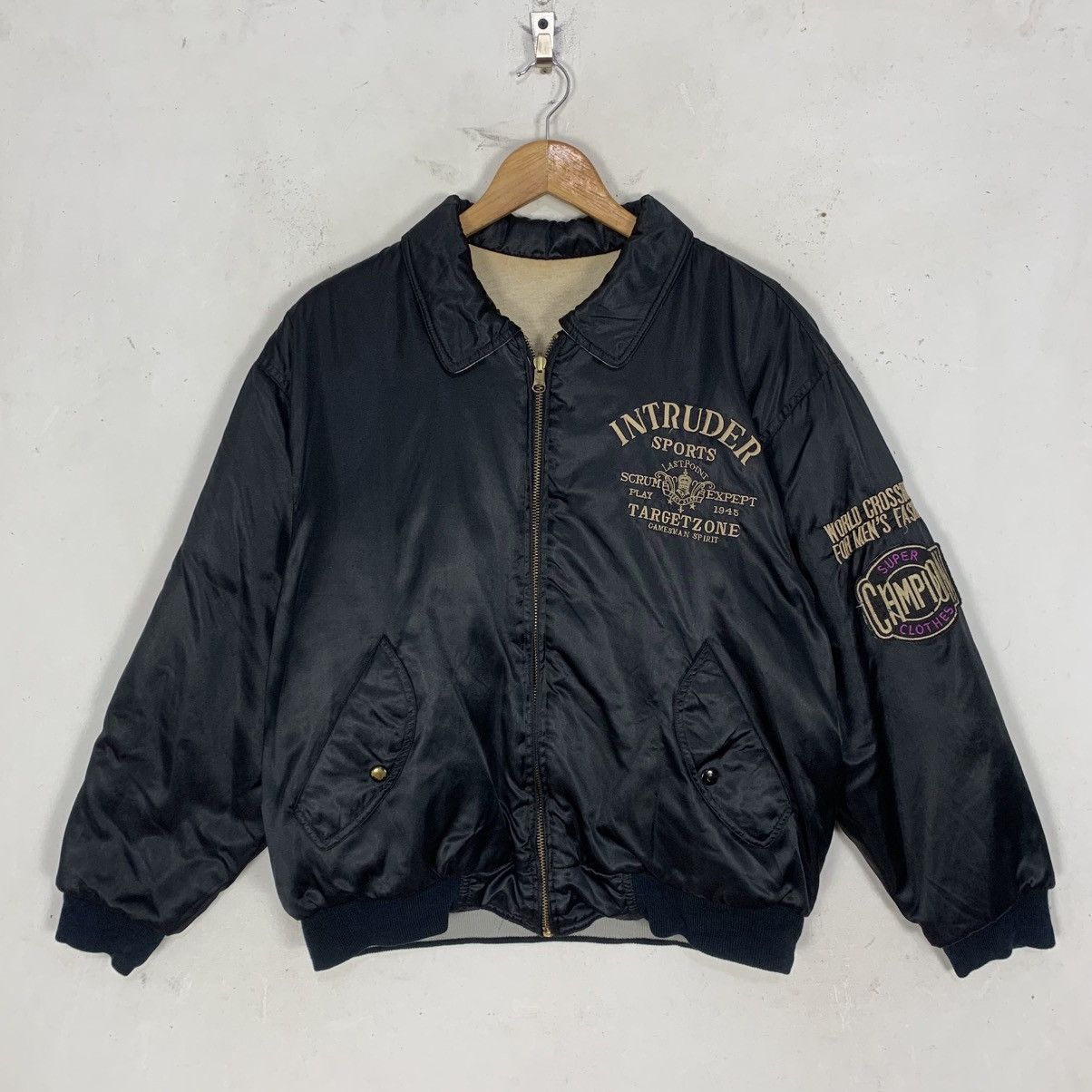 Japanese Brand Vintage virgin Voyage JapaneseBrand StreetWear Bomber Jacket Size US M / EU 48-50 / 2 - 1 Thumbnail