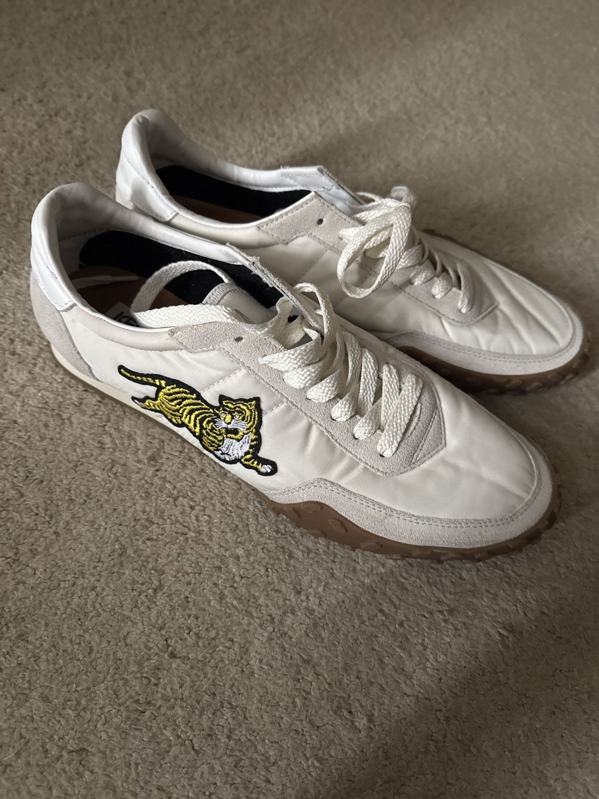 Kenzo White Mesh Pace 2.0 Sneakers | Grailed