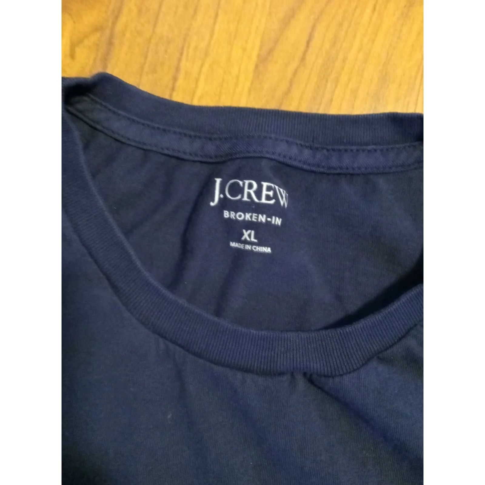 J.Crew J.CREW T-Shirt Men XL Navy Blue 44" Chest Broken-In Shirt Shirts XL Mens Navy Blue J.CREW T-Shirt Size US XL / EU 56 / 4 - 3 Thumbnail