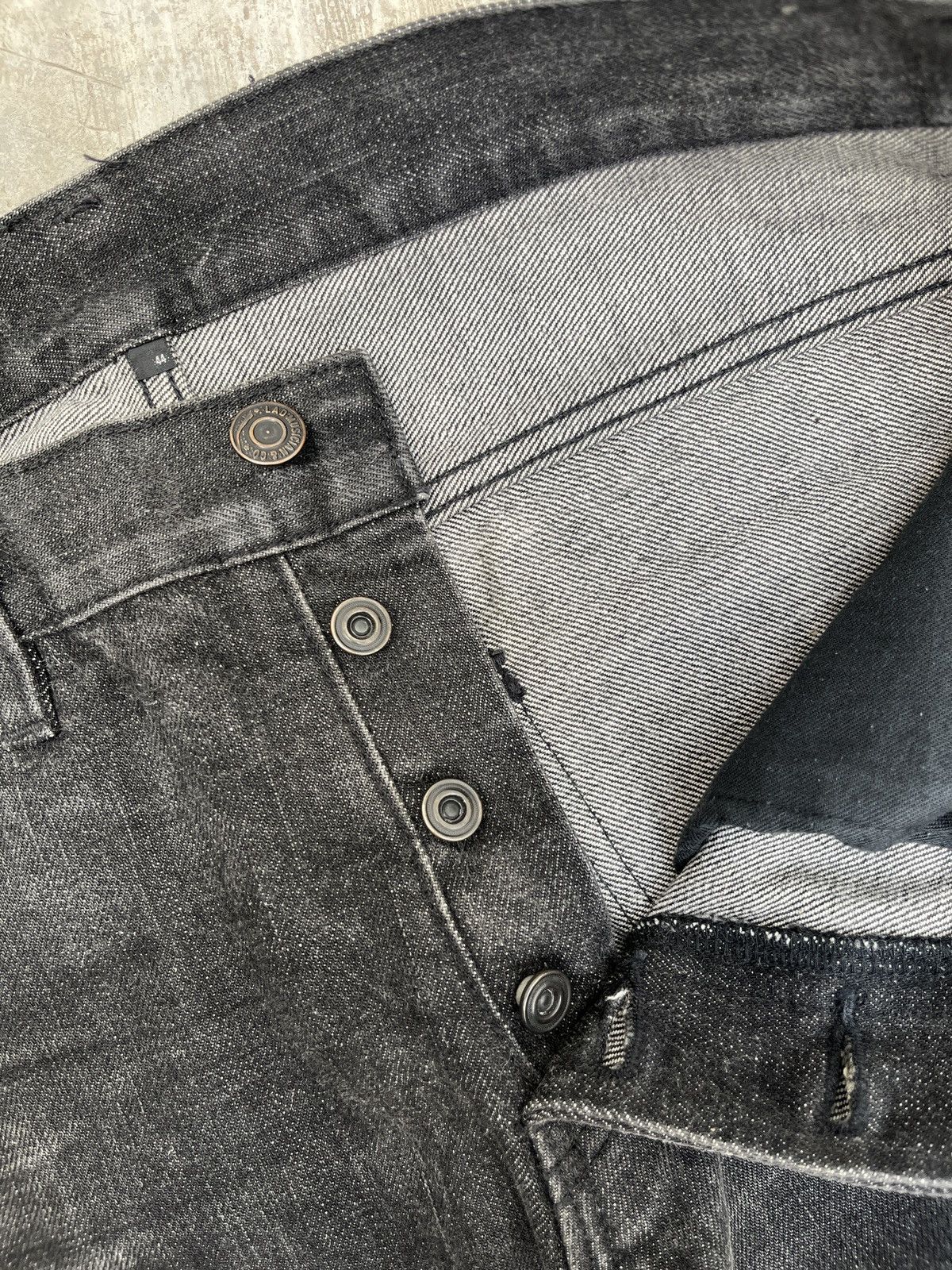 Lad Musician SAMPLE Lad Musician Washed Black Denim Jeans Size US 32 / EU 48 - 6 Thumbnail