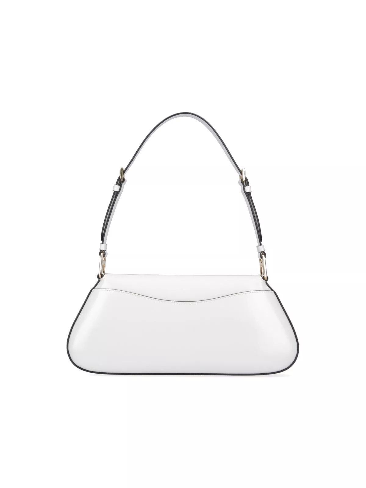 Prada PRADA White Leather Shoulder Bag New And Authentic Size ONE SIZE - 3 Thumbnail