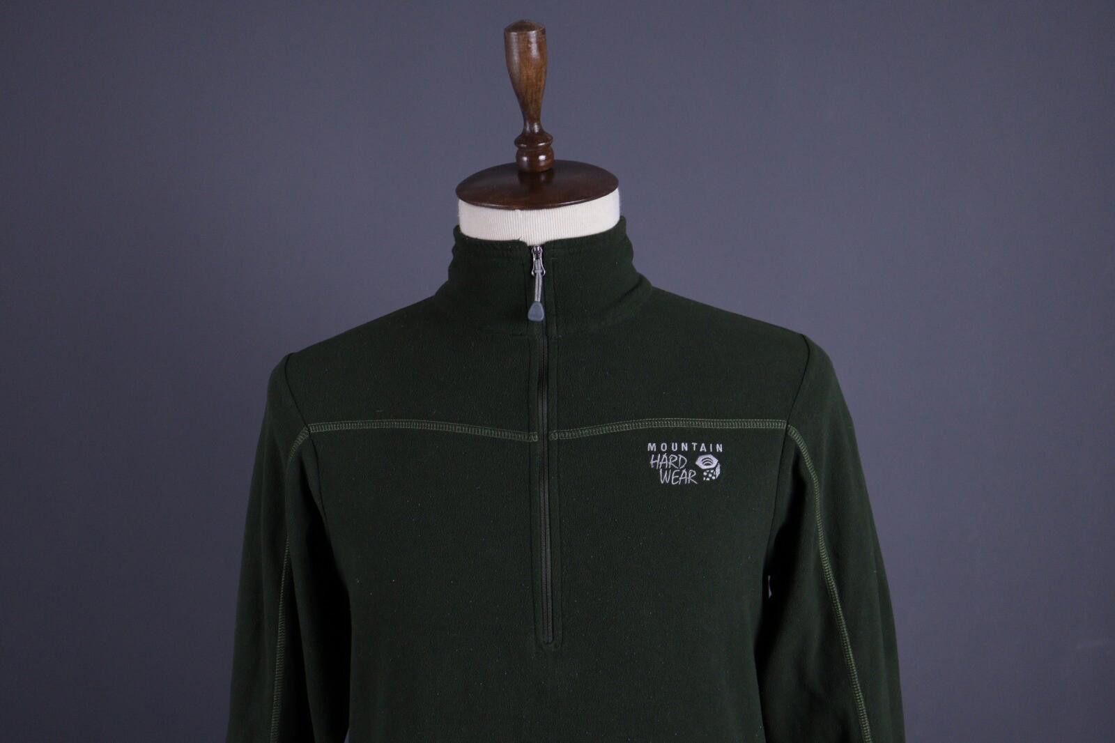 Mountain Hardwear Mountain Hardwear Dark Khaki 1/4 Zip Jacket Size M Size US M / EU 48-50 / 2 - 2 Thumbnail
