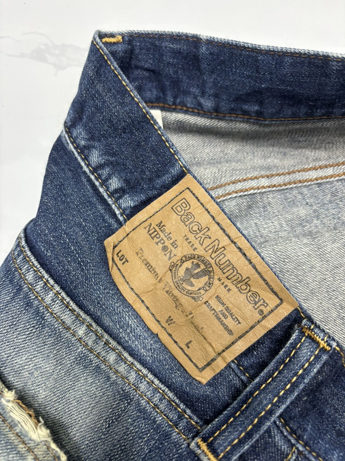 Hysteric Glamour Vintage Japan Blue Jeans Nippon Back Number Denim Size US 33 - 10 Thumbnail