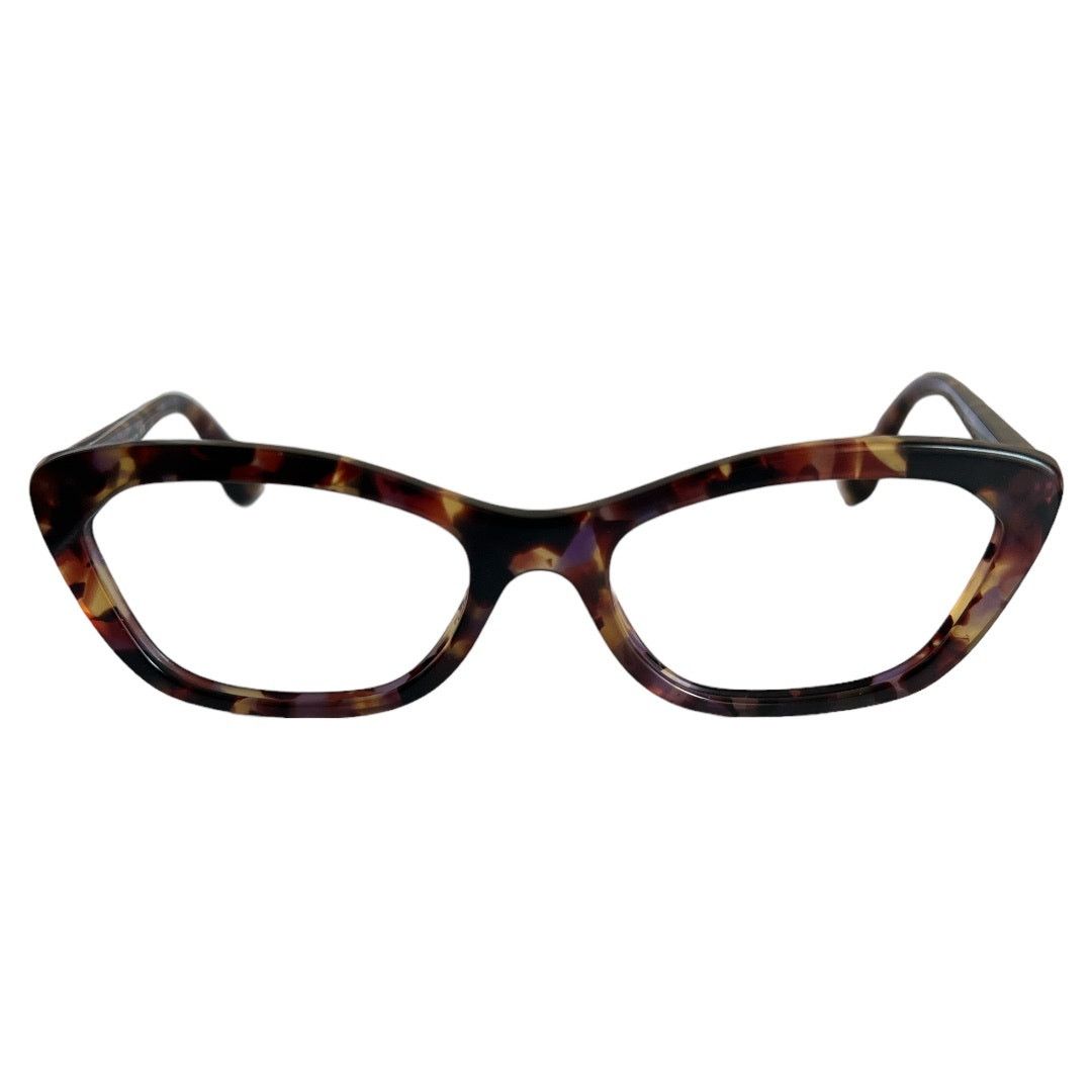 Prada PRADA VPR 03Q PDN 101 Tortoise Brown Purple Eyeglass Frames Size ONE SIZE - 3 Thumbnail