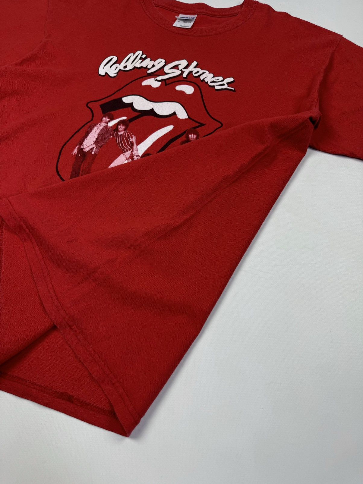 Gildan × Vintage Vintage Rolling Stones 2005 Gildan Red Short Sleeve T-Shirt Size US L / EU 52-54 / 3 - 20 Thumbnail
