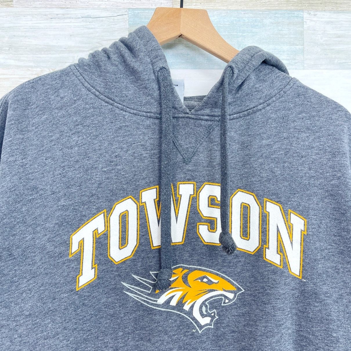 Other Towson University Vintage 90s Sweatshirt Gray Tigers Mens M Size US M / EU 48-50 / 2 - 2 Thumbnail