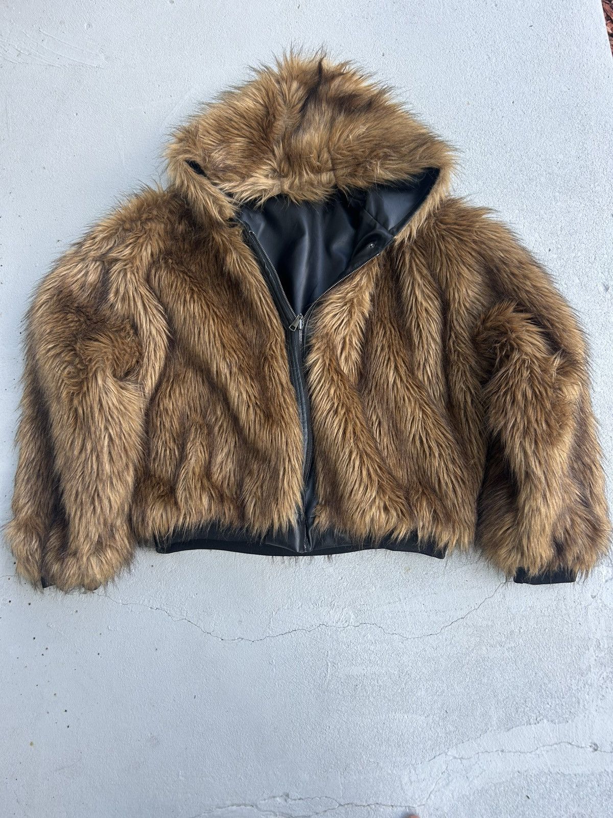 Other Reversible Faux Fur x Leather Jacket Size US L / EU 52-54 / 3 - 3 Thumbnail