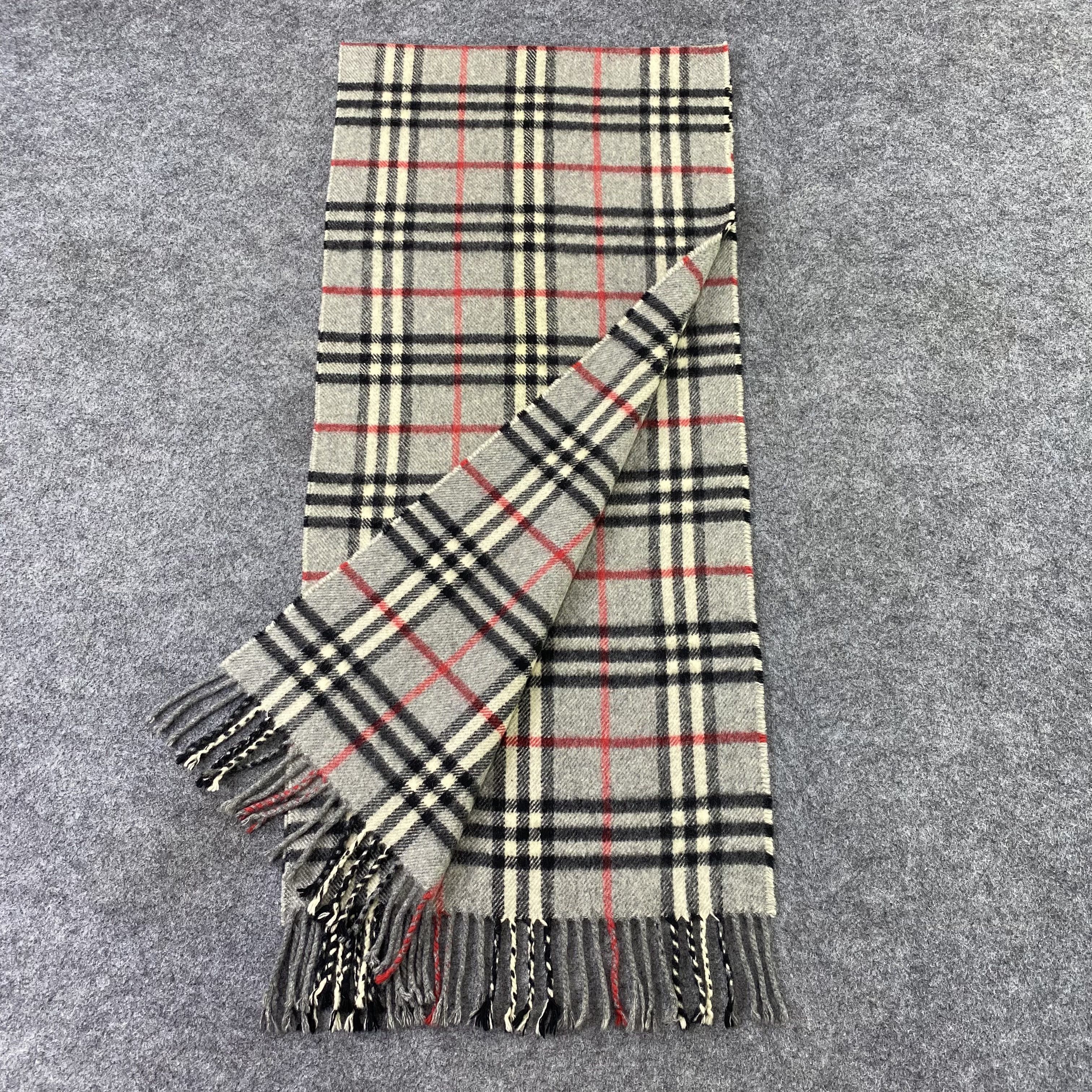 Burberry Burberry Cashmere Muffler / Scarf / Neckwear-T1517 Size ONE SIZE - 3 Thumbnail