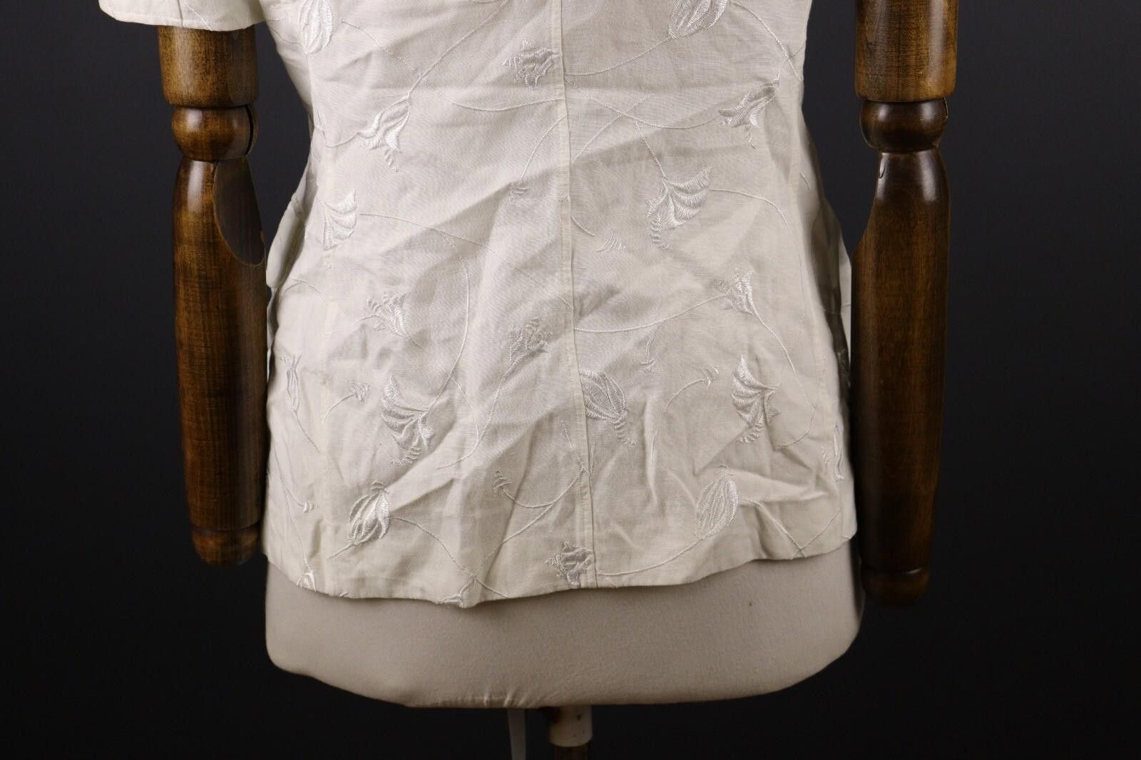 Polo Ralph Lauren Laurel by Escada Linen Floral Blouse Shirt Size 38 Size M / US 6-8 / IT 42-44 - 8 Thumbnail