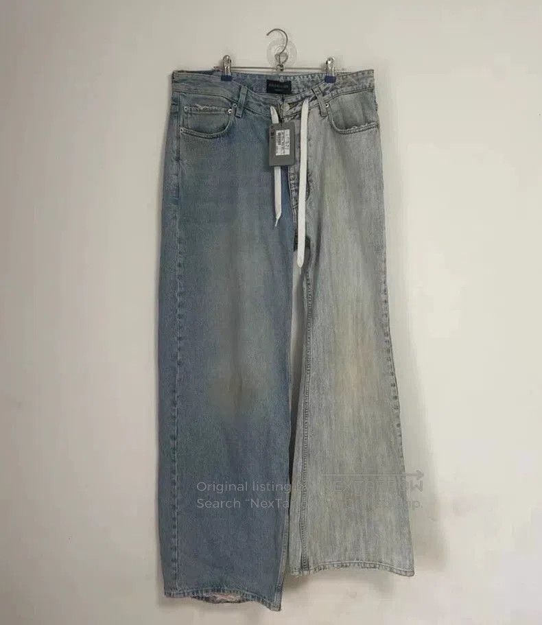 Balenciaga Balenciaga Fifty Patchwork Logo Jeans. Size US 26 / EU 42 - 1 Thumbnail