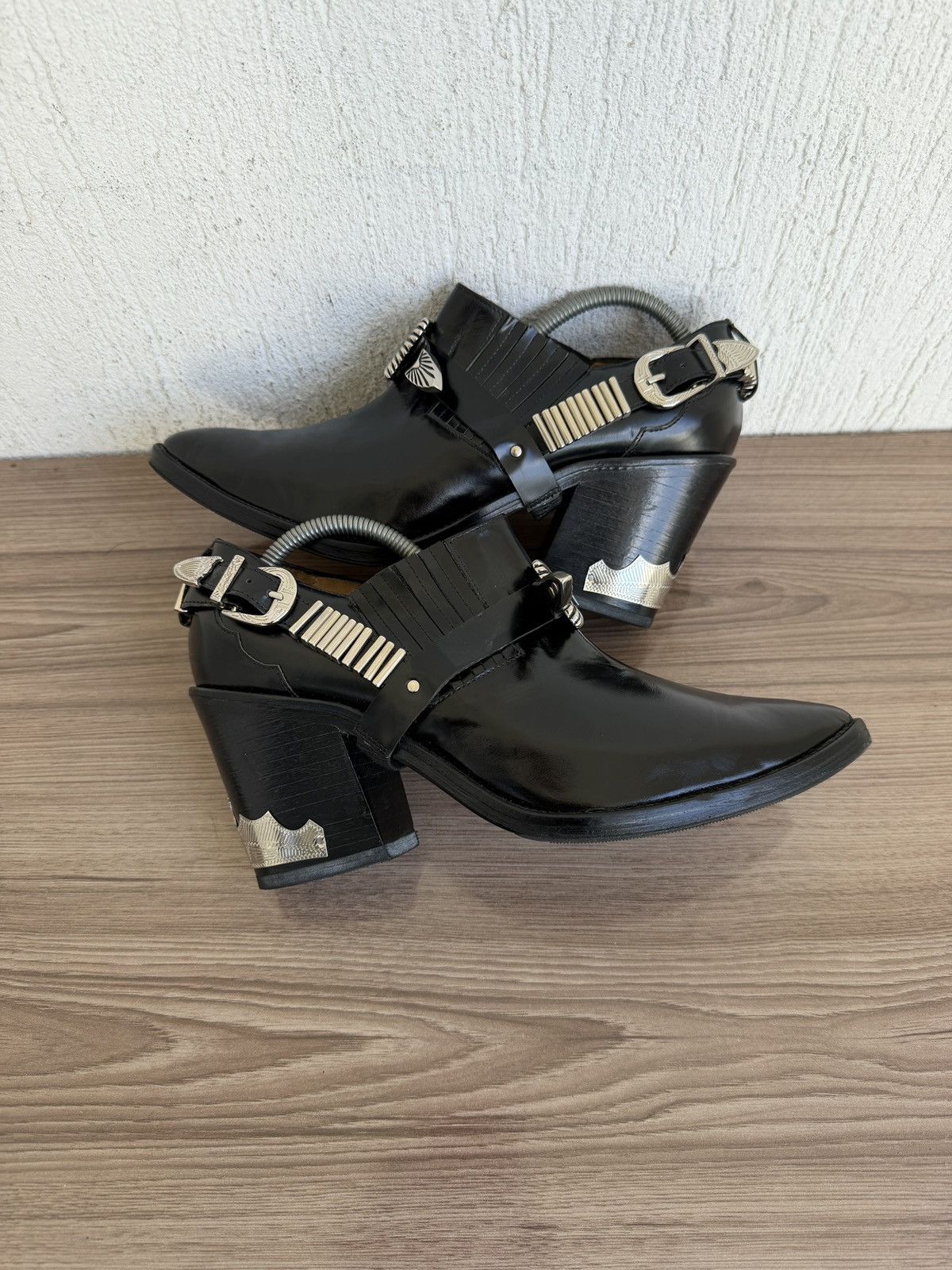Toga Pulla Studded Western harness boots Size US 11 / IT 41 - 13 Thumbnail