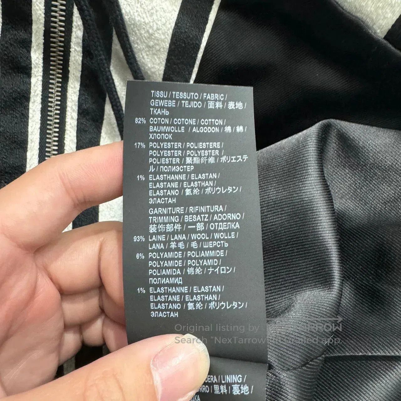 Saint Laurent Paris Saint Laurent Striped Hooded Jacket. Size US S / EU 44-46 / 1 - 6 Thumbnail