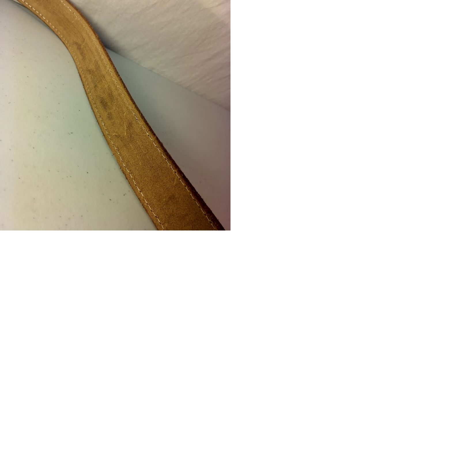 Vintage VINTAGE Hand Tooled Leather Belt Men El Salvador Brown 1 3/8" Adjustable 42 Size Size 42 - 11 Thumbnail