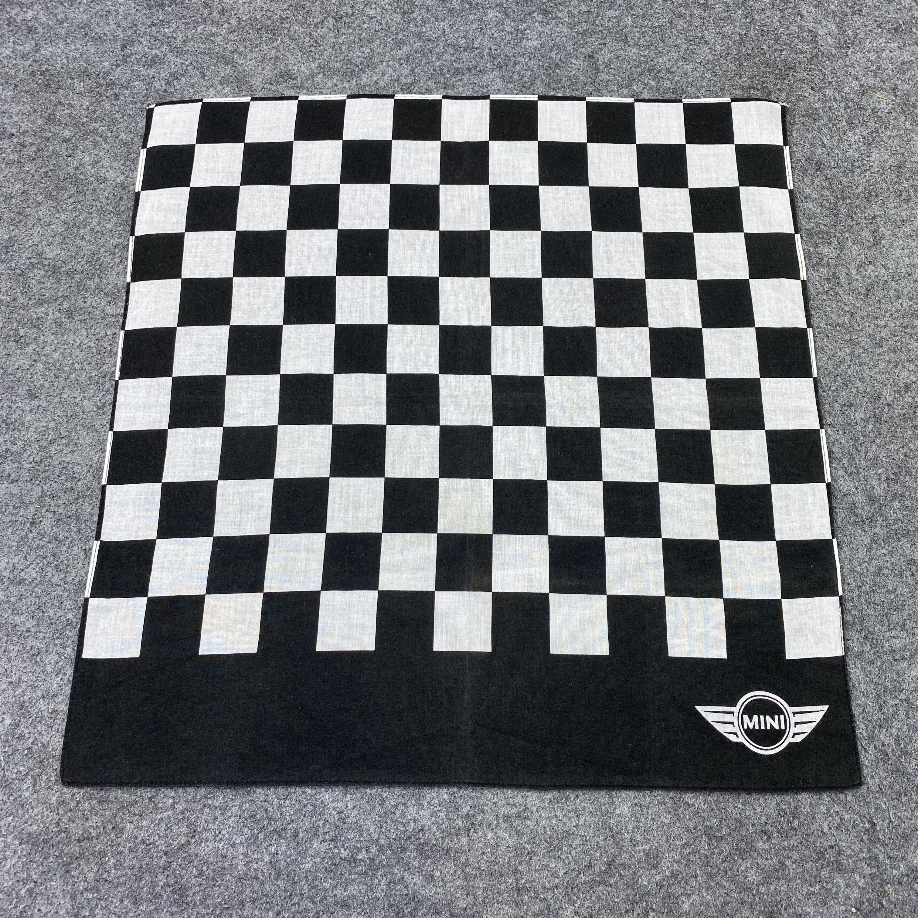 Vintage VINTAGE MINI COOPER Bandana Neckerchief HandkerchiefB1402 Size ONE SIZE - 3 Thumbnail