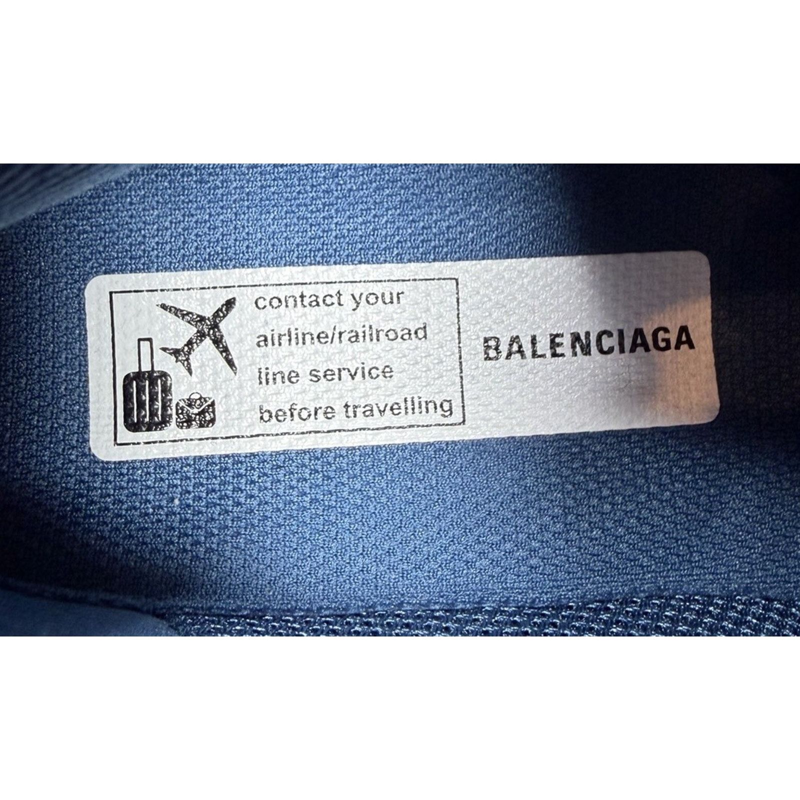Balenciaga Size 40EU/7US - Balenciaga Track Blue LED NEW! Size US 7 / EU 40 - 9 Thumbnail