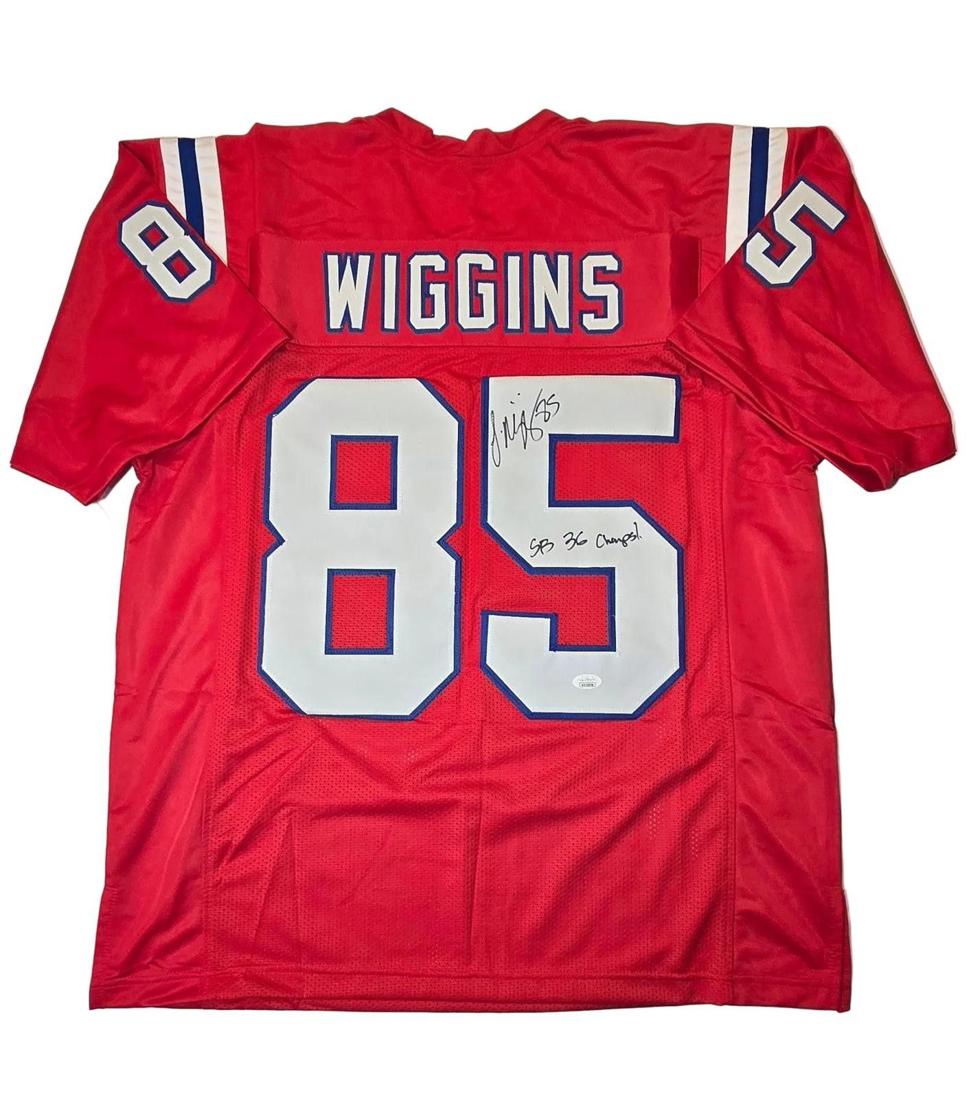 Other Jermaine Wiggins Signed & Ins Football Jersey COA (XL) Size ONE SIZE - 2 Thumbnail