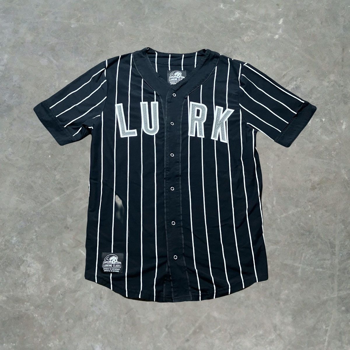 Lurking Class × Zumiez Lurking Class by Sketchy Tank Pinstripe Baseball Jersey Size US M / EU 48-50 / 2 - 2 Thumbnail