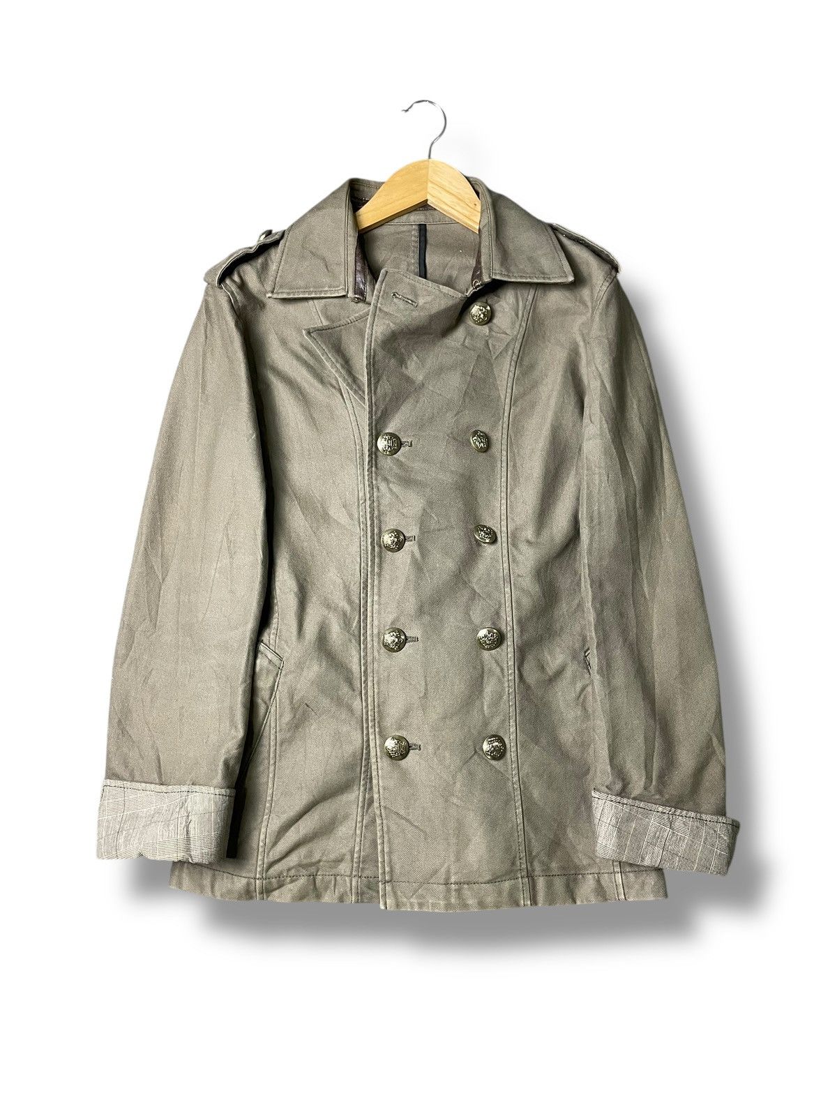 Japanese Brand × Michel Klein × Vintage Michel Klein Double Breasted Light Jacket (109) Size US XXS / EU 40 - 1 Thumbnail