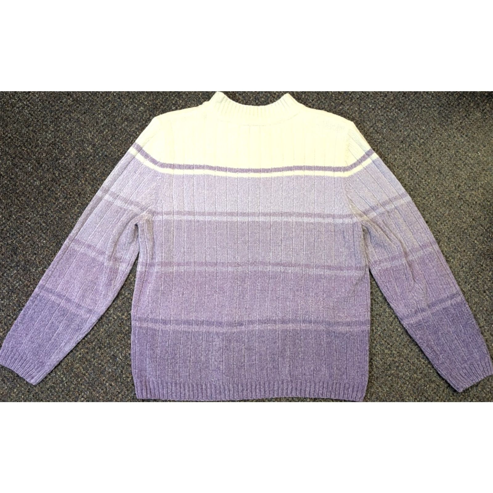 Vintage VINTAGE Alfred Dunner Swiss Chalet Sugar Plum M Cable Knit Pullover Sweater Cardigan Size M / US 6-8 / IT 42-44 - 6 Thumbnail