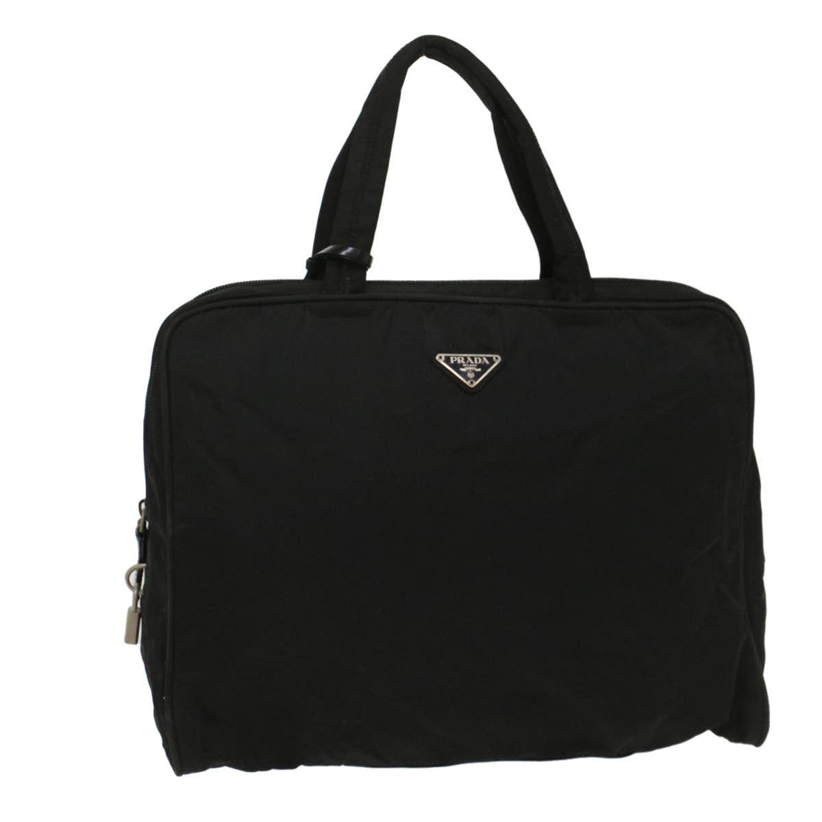 image of Prada Hand Bag Nylon Black Auth Ar10178, Women's