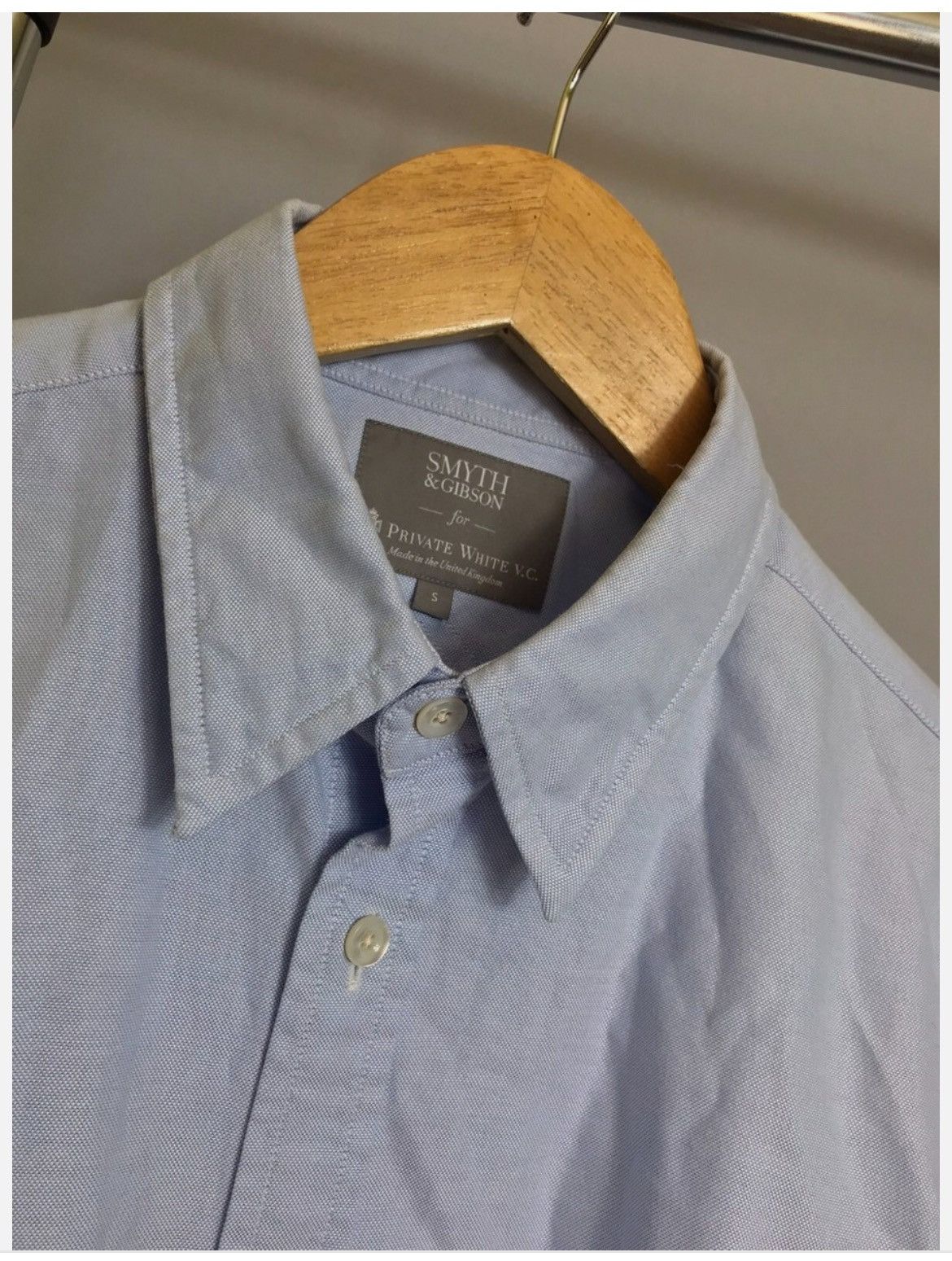 Private White V.C. Private White V.C. X Smyth & Gibson Button Down Shirt Luxury Size US S / EU 44-46 / 1 - 2 Thumbnail