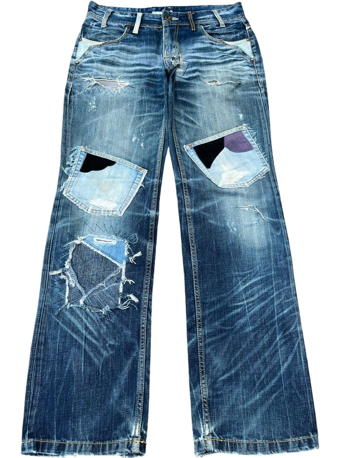 Japanese Brand × Kapital Vintage Kapital Denim Bandana Boro