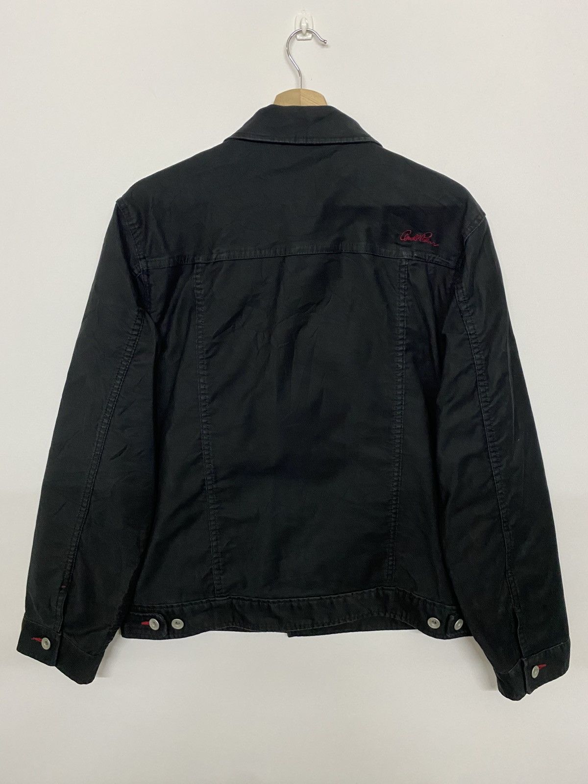 Japanese Brand Arnold Palmer Cotton Khakis Black Button Jacket Size US M / EU 48-50 / 2 - 4 Thumbnail