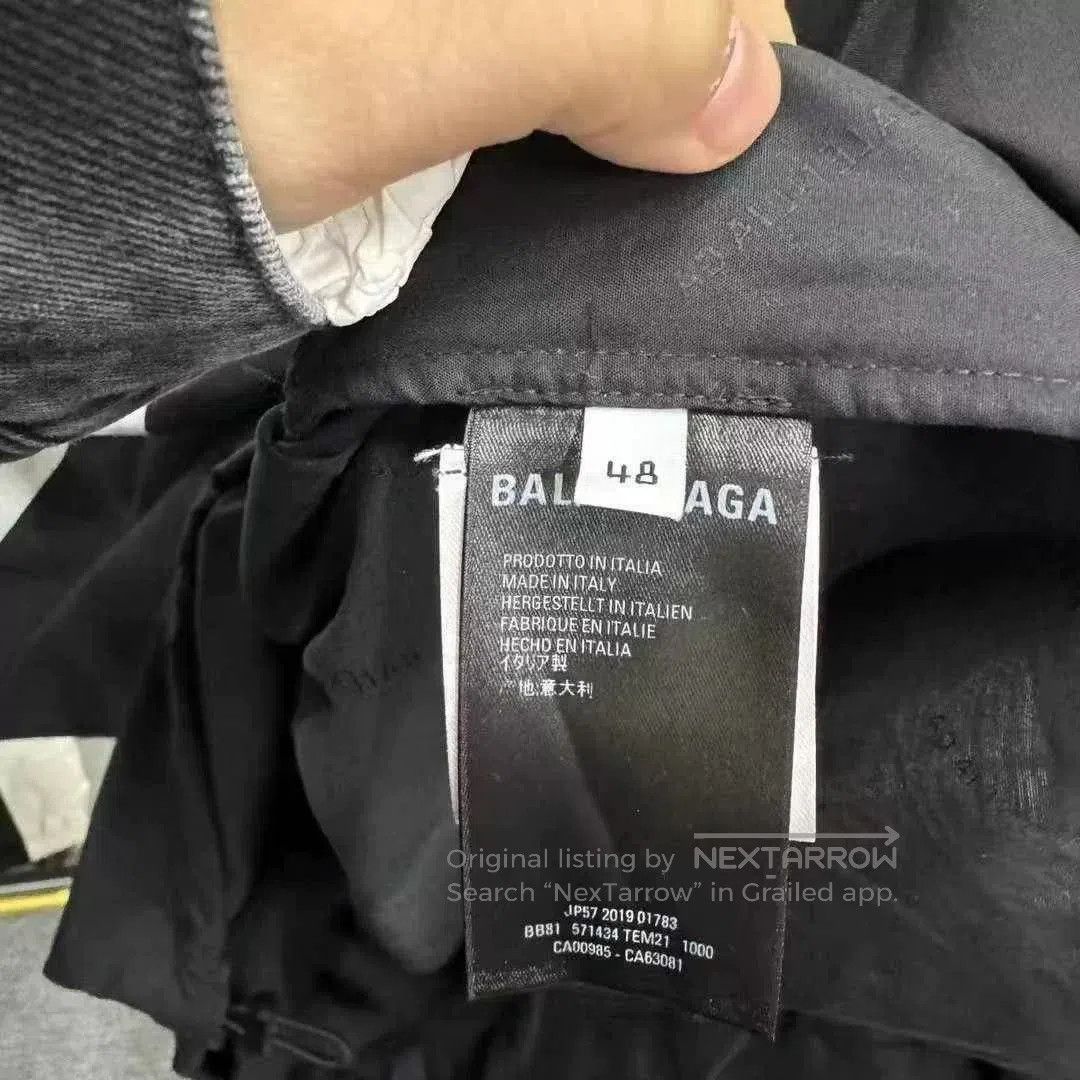 Balenciaga Balenciaga Black White Paneled Windbreaker. Size US M / EU 48-50 / 2 - 3 Thumbnail