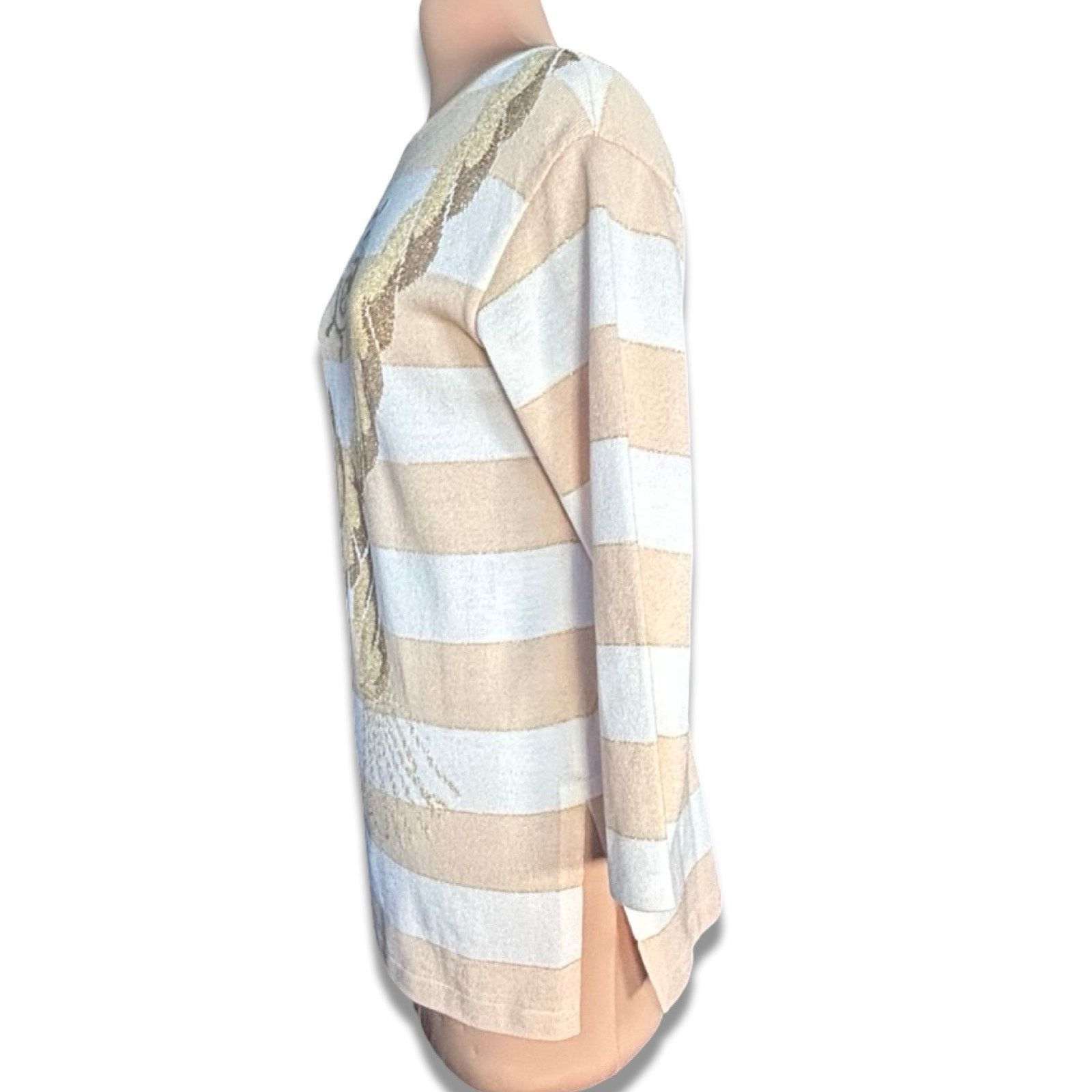 St. John Vintage St John Collection Nautical Rope Knit Tunic Sweater Size S / US 4 / IT 40 - 3 Thumbnail