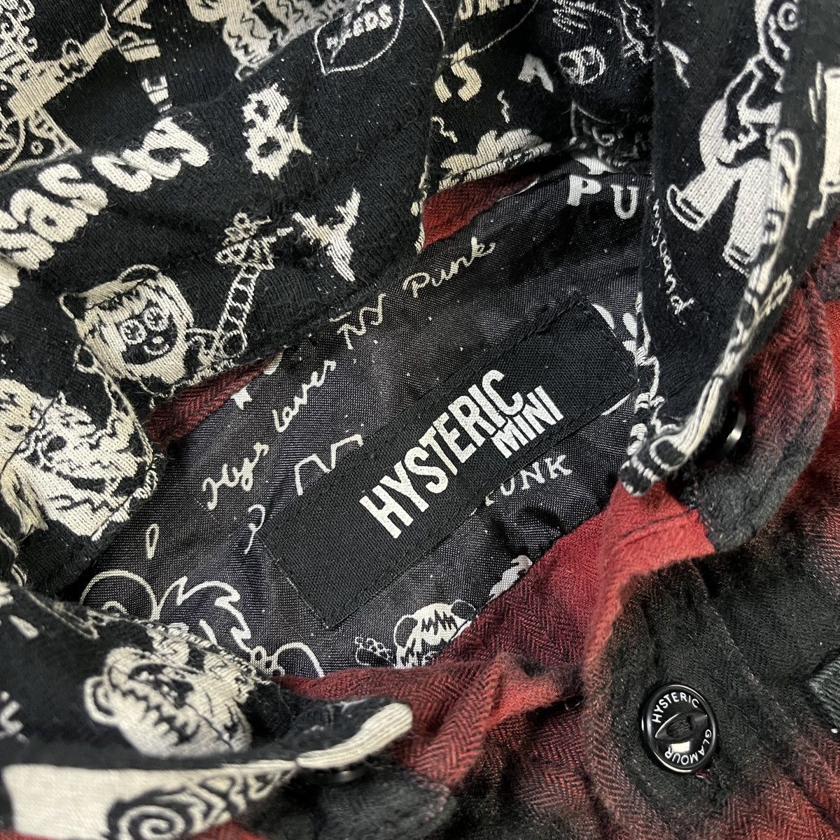 Hysteric Glamour Hysteric Glamour NY Punk Hooded Flannel Size US XXS / EU 40 - 3 Thumbnail