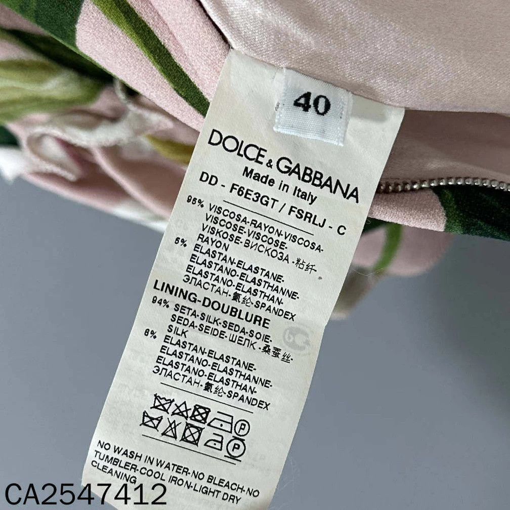Dolce & Gabbana DG floral allover print dress Size M / US 6-8 / IT 42-44 - 5 Thumbnail
