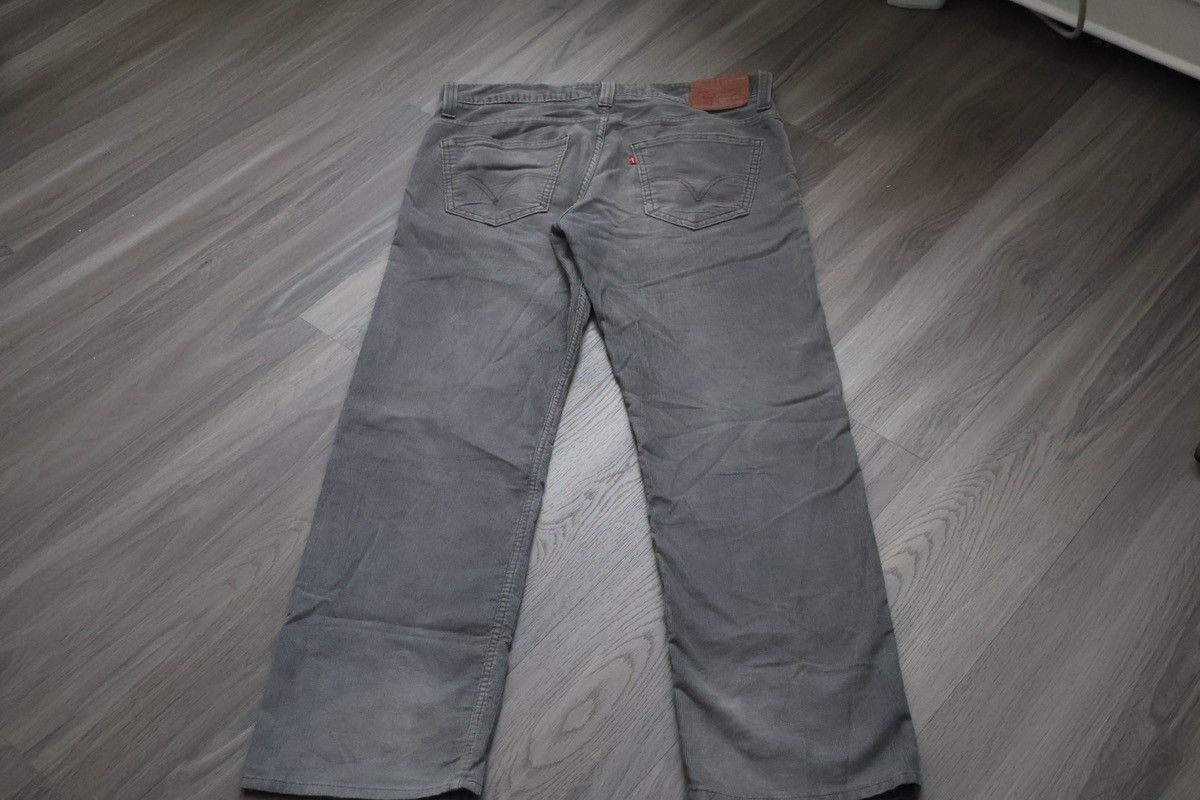 Levi's Levi’s 549 Low Loose Corduroy Pants – W34 L32 – Gray Size US 34 / EU 50 - 2 Thumbnail