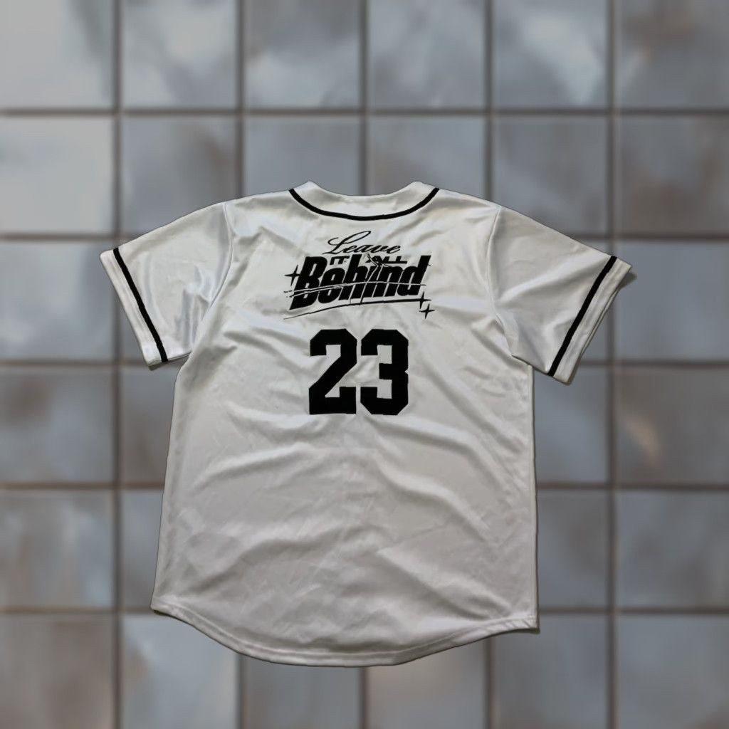 Vintage Breakaway Festival EDM Electronic Leave It All Behind 2023 Baseball Jersey White XL Mens Jersey Size US XL / EU 56 / 4 - 1 Thumbnail