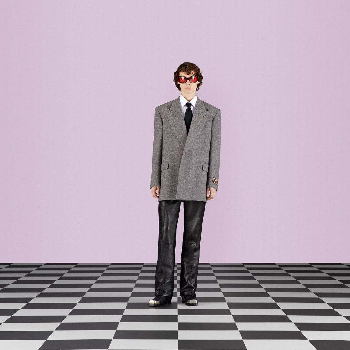 Gucci o1s1wg110125 Wool Cashmere Formal Jacket in Dark Grey Size US M / EU 48-50 / 2 - 4 Thumbnail