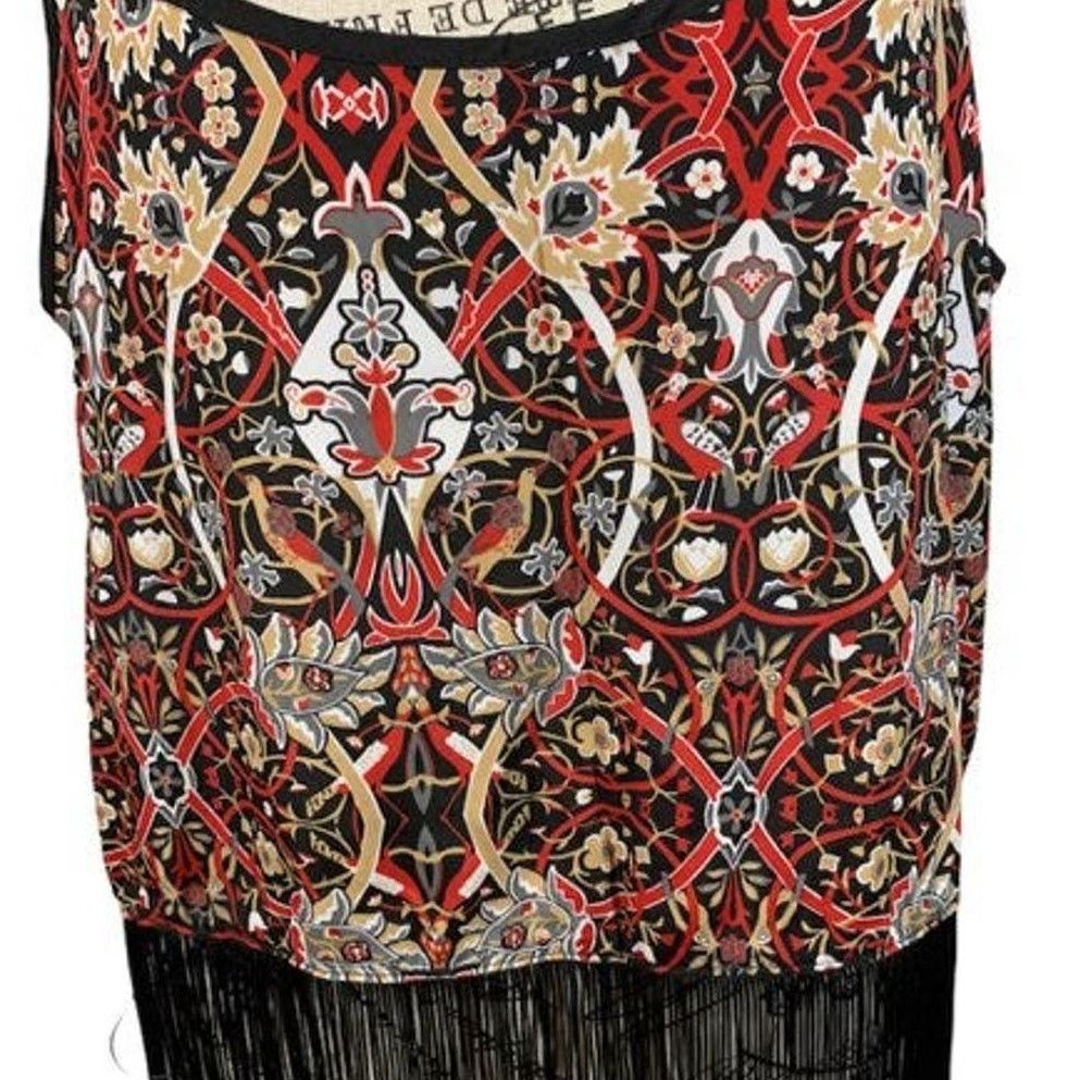 rue21 rue21 Women's XL Camisole Top Fringed Hem Boho Hippie Crop Size XL / US 12-14 / IT 48-50 - 2 Thumbnail
