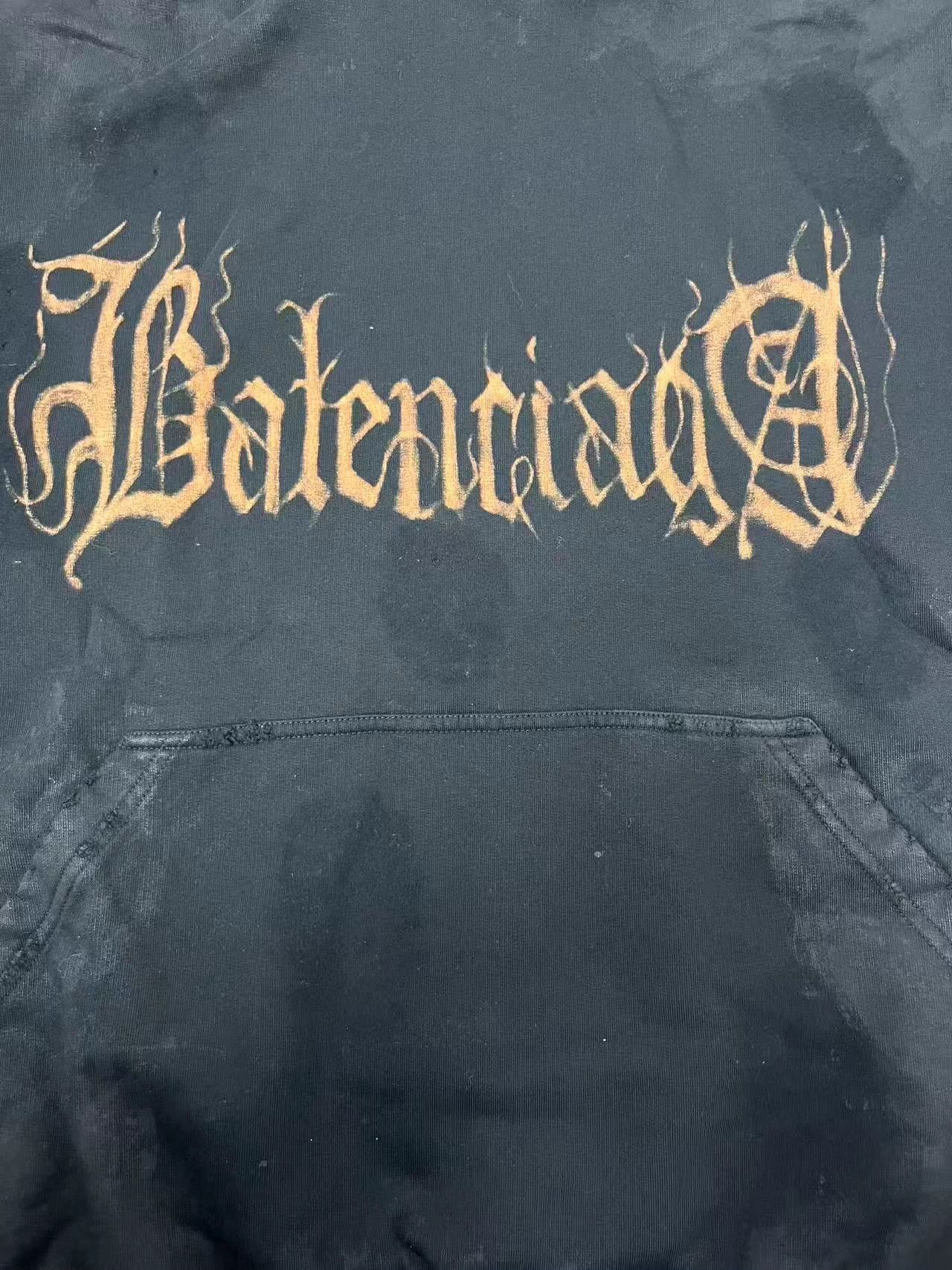 Balenciaga Balenciaga colorblocked logo hoodie men's size 2 Size US M / EU 48-50 / 2 - 3 Thumbnail