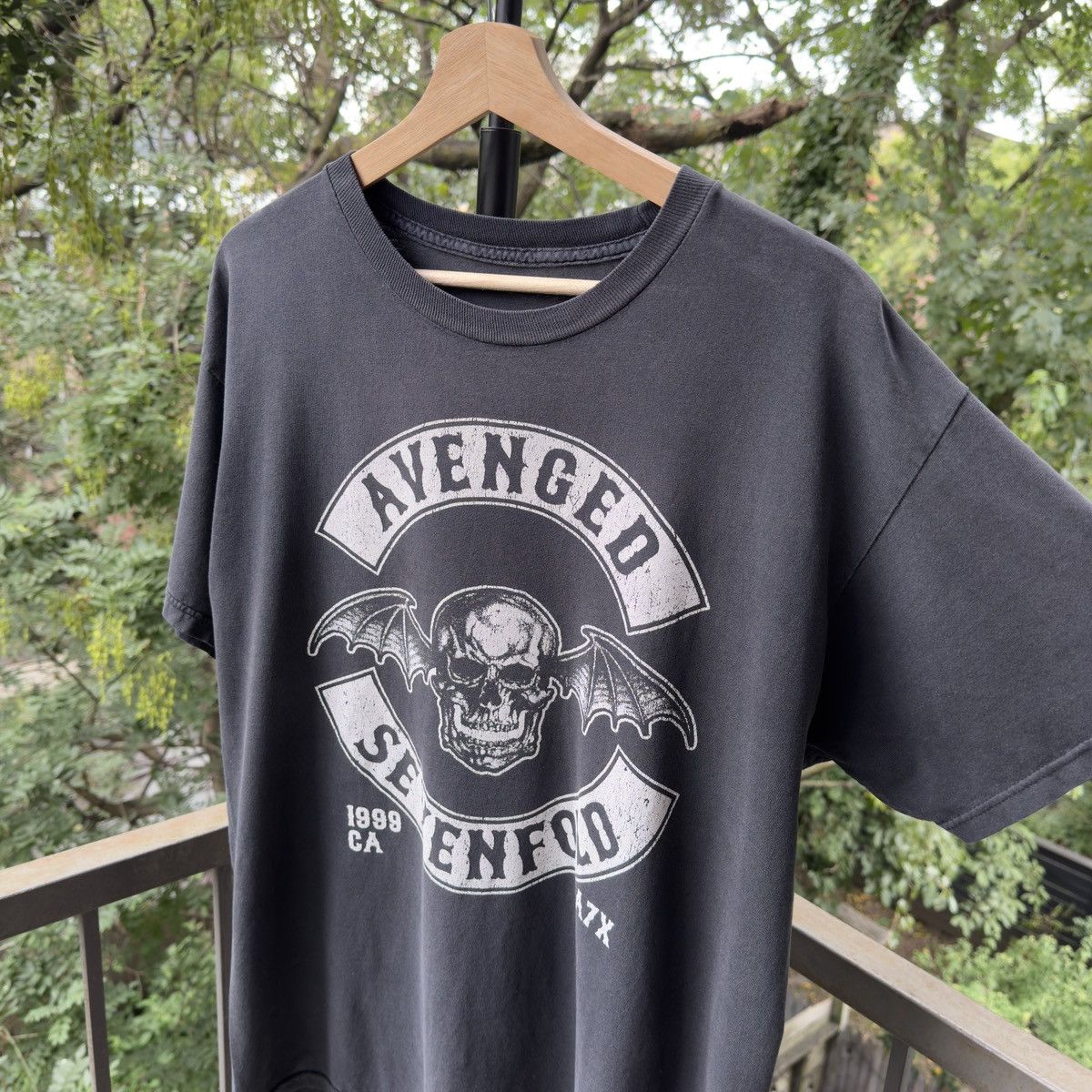 Band Tees Avenged Sevenfold Band Shirt Thrashed Faded ERD Grunge Size US L / EU 52-54 / 3 - 4 Thumbnail
