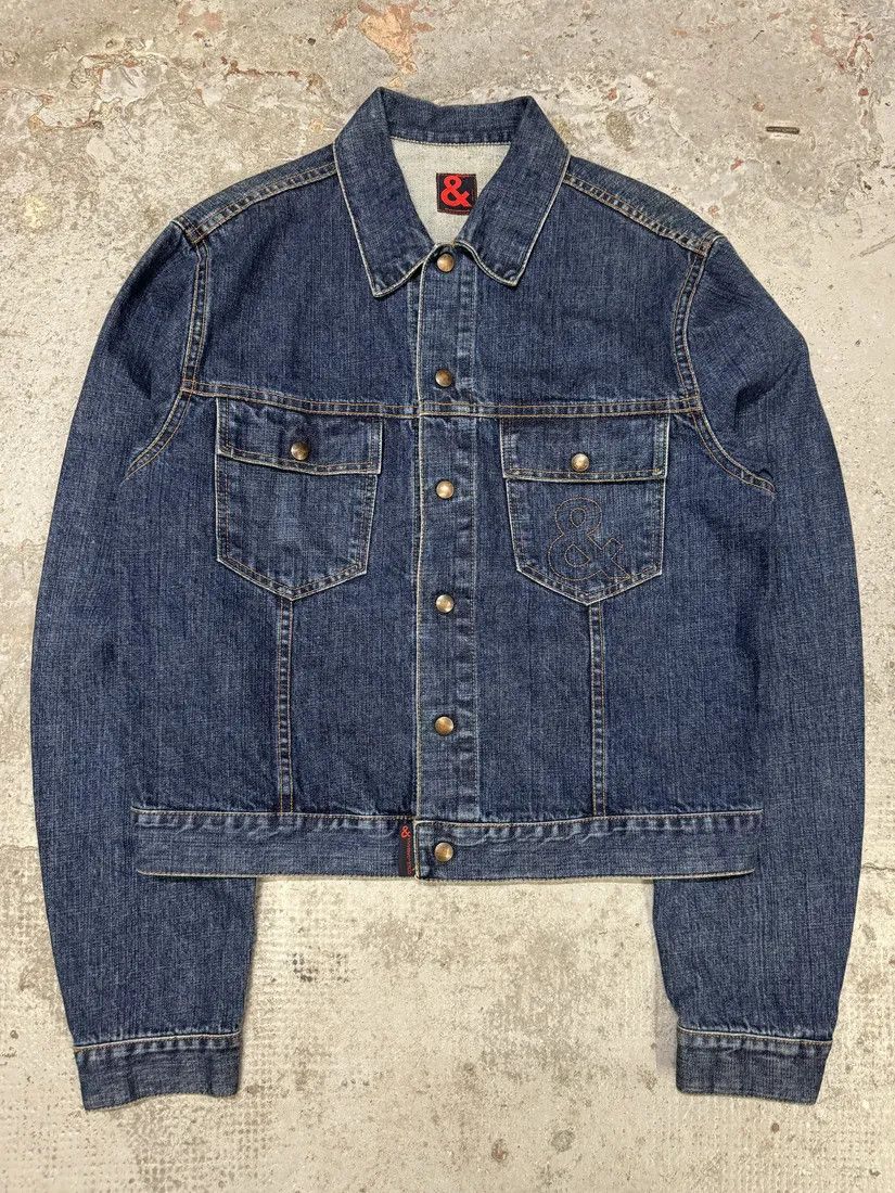 Designer × Dolce & Gabbana × Vintage 2000s Dolce & Gabbana Blue Worker Denim Jacket Size US M / EU 48-50 / 2 - 1 Thumbnail