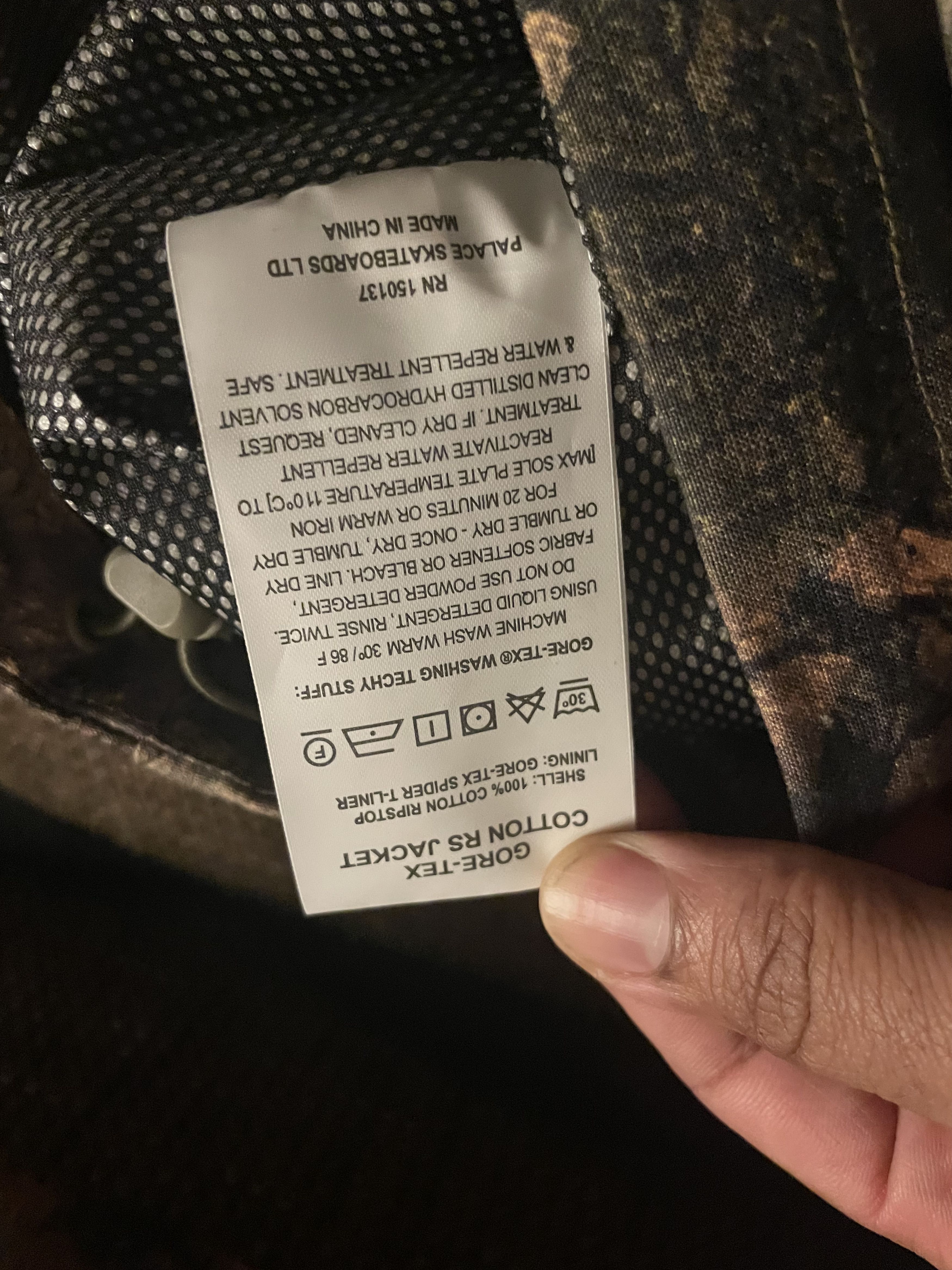 Palace palace gortex jacket Size US L / EU 52-54 / 3 - 6 Thumbnail