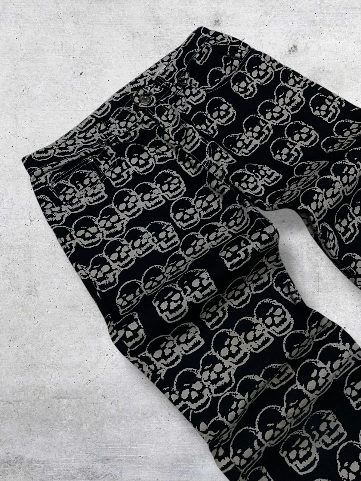 Hysteric Glamour VINTAGE HYSTERIC GLAMOUR FULLPRINT SKULL ICONIC PUNK PANT Size US 28 / EU 44 - 7 Thumbnail