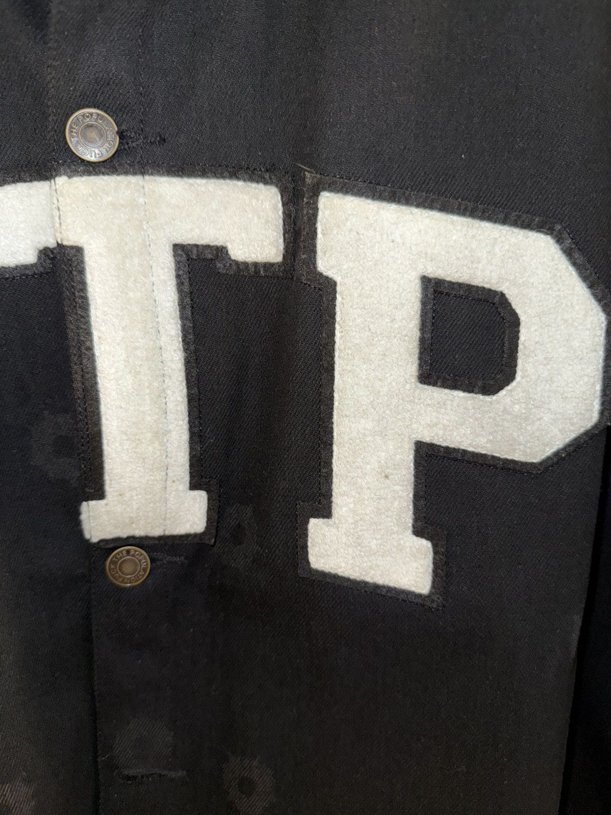 Fuck The Population FTP Bullet Hole Denim Jacket Size US XXL / EU 58 / 5 - 3 Thumbnail