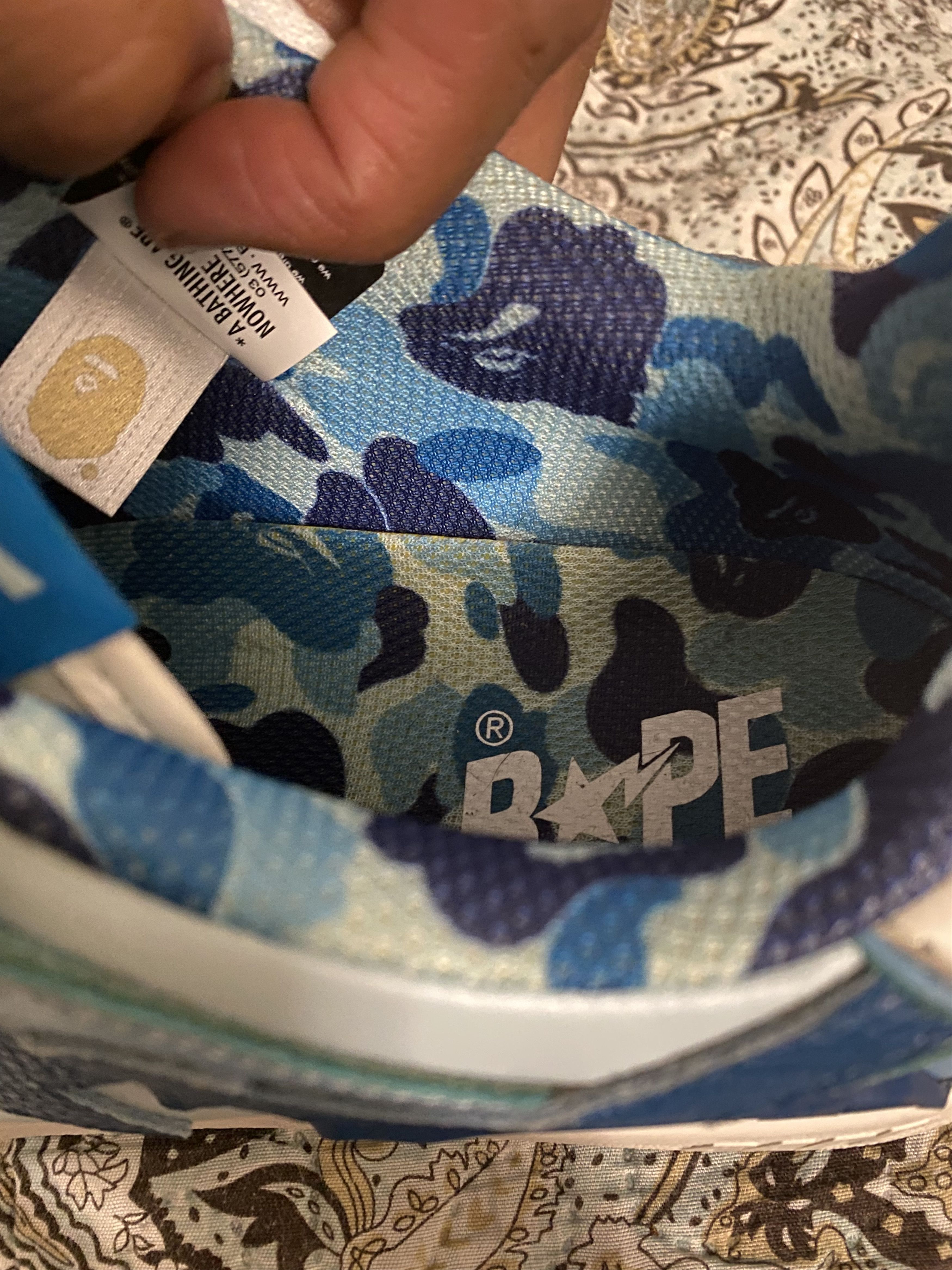 Bape BAPE Sk8 Sta #2 ABC - CAMO BLUE Size US 10 / EU 43 - 10 Thumbnail